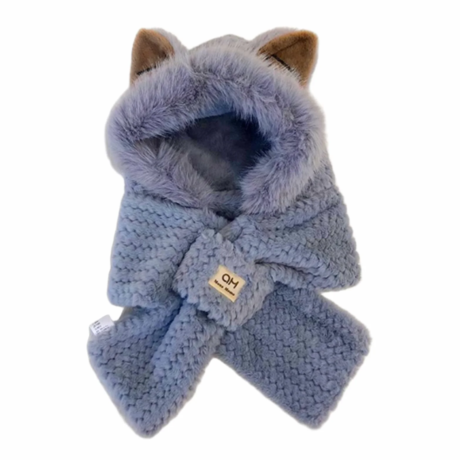 TYXHXTF Bufanda Calentador de Cuello y Gorro de Invierno Cálido, Sombrero Térmico de Inviernos, Sombreros de Esquí, Sombrero Zorro de Invierno Resistente al Viento