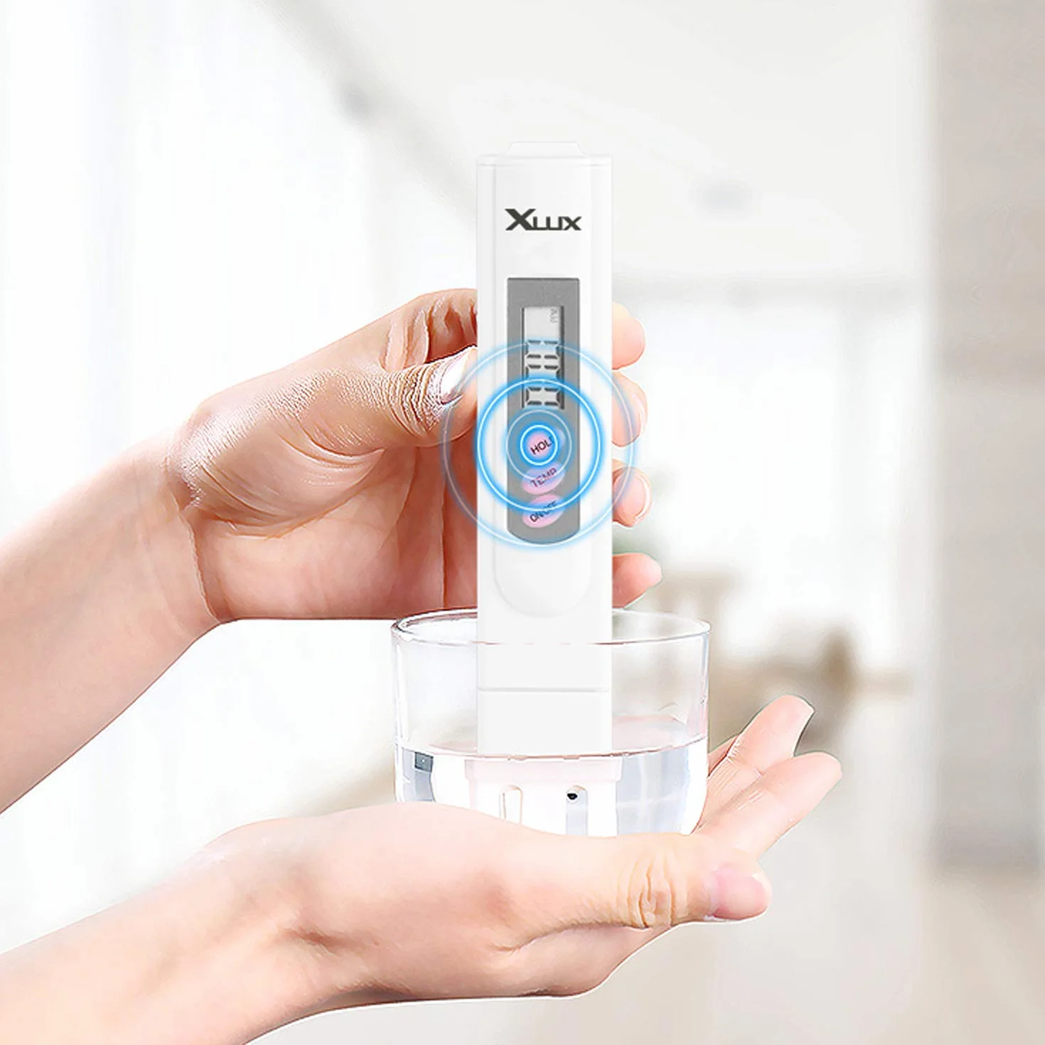 Medidor de TDS XLUX digital 0-9990 ppm precisión ±2%