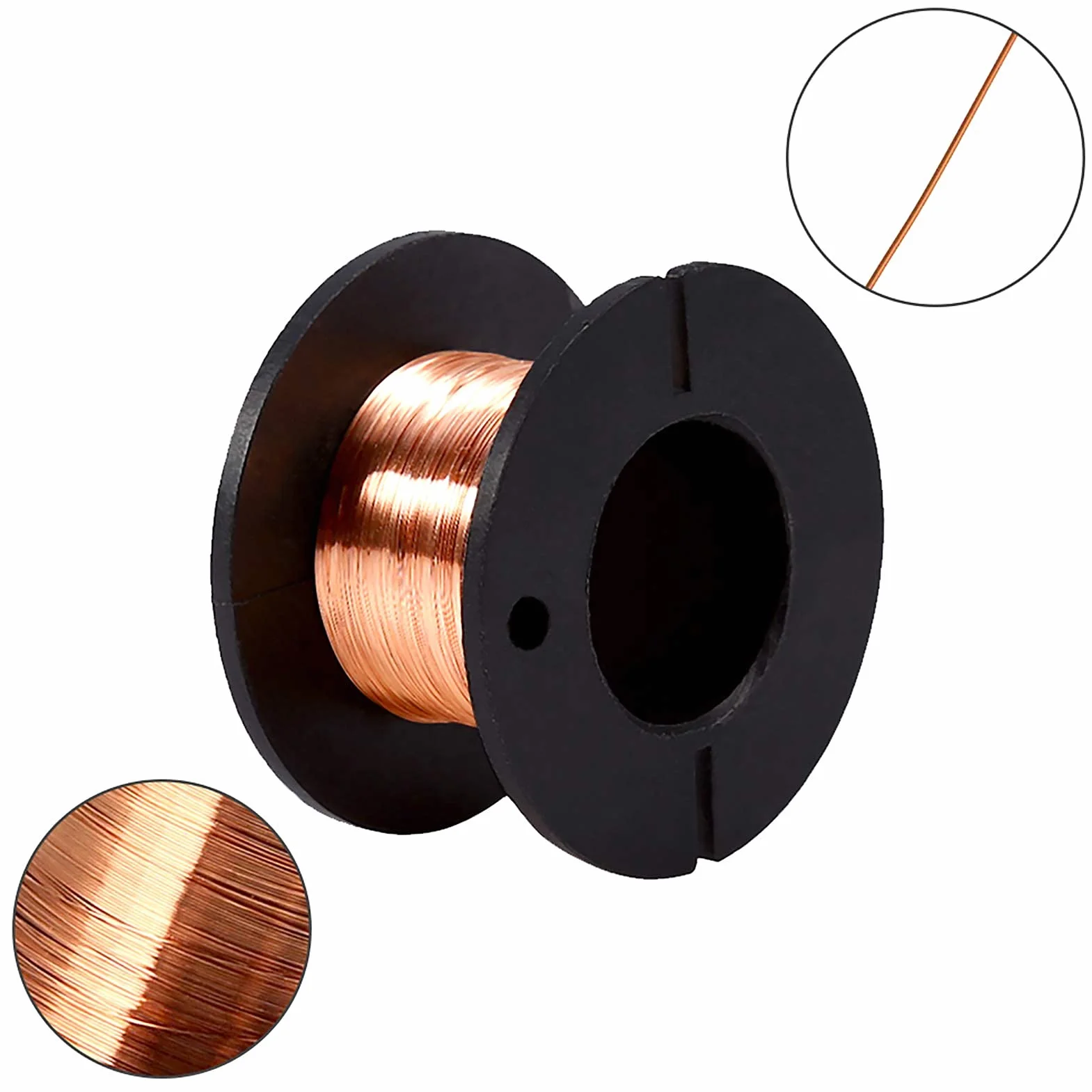 Alambre de cobre esmaltado 0,1 mm 12 m para placa base