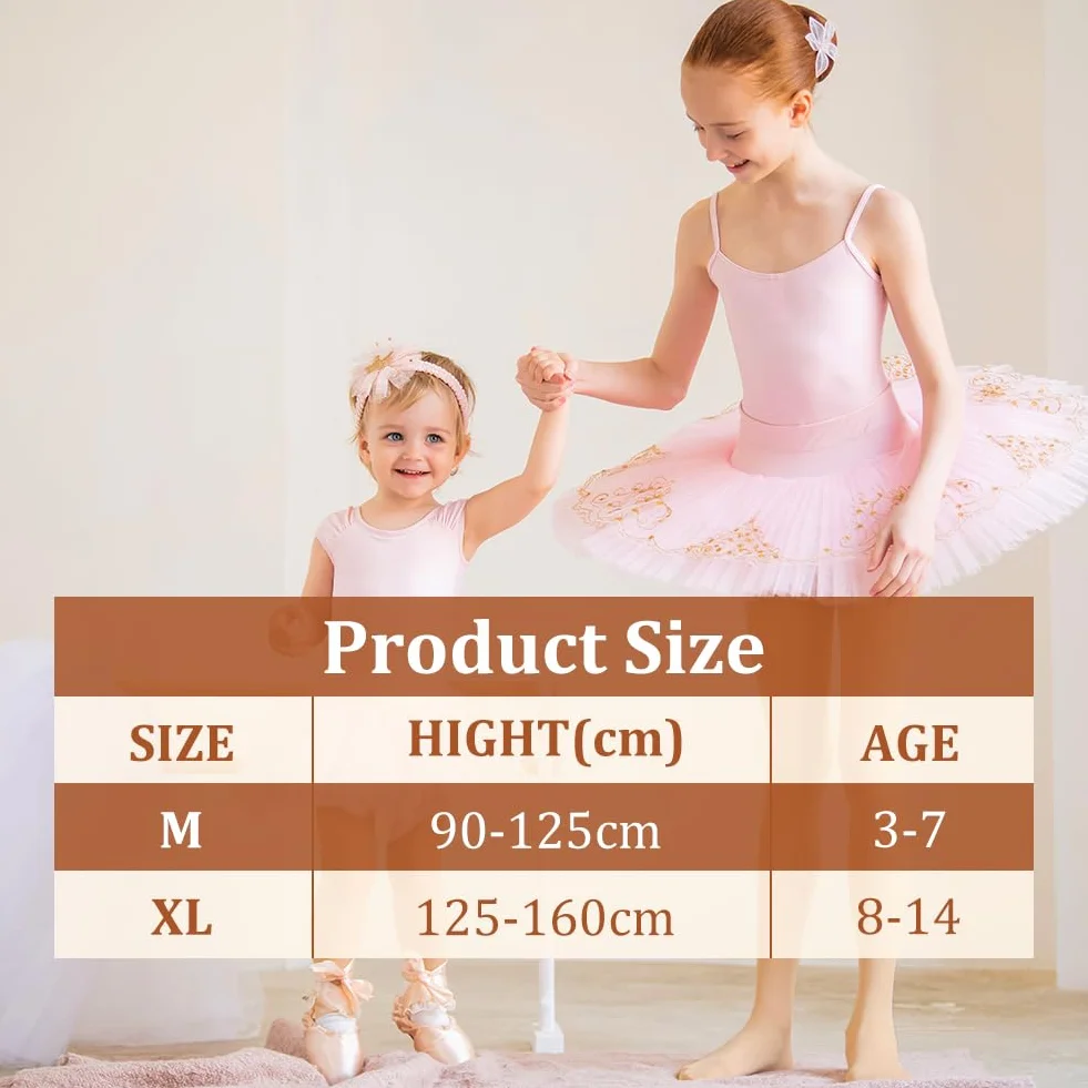 Aomig Medias de Balle 20 DEN Mallas de Danza para Niña Pantys Patinaje Artístico