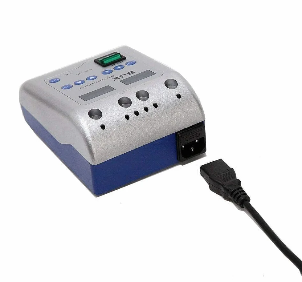 Máquina de cera eléctrica doble con 6 puntas, dispositivo digital para depilar SJK