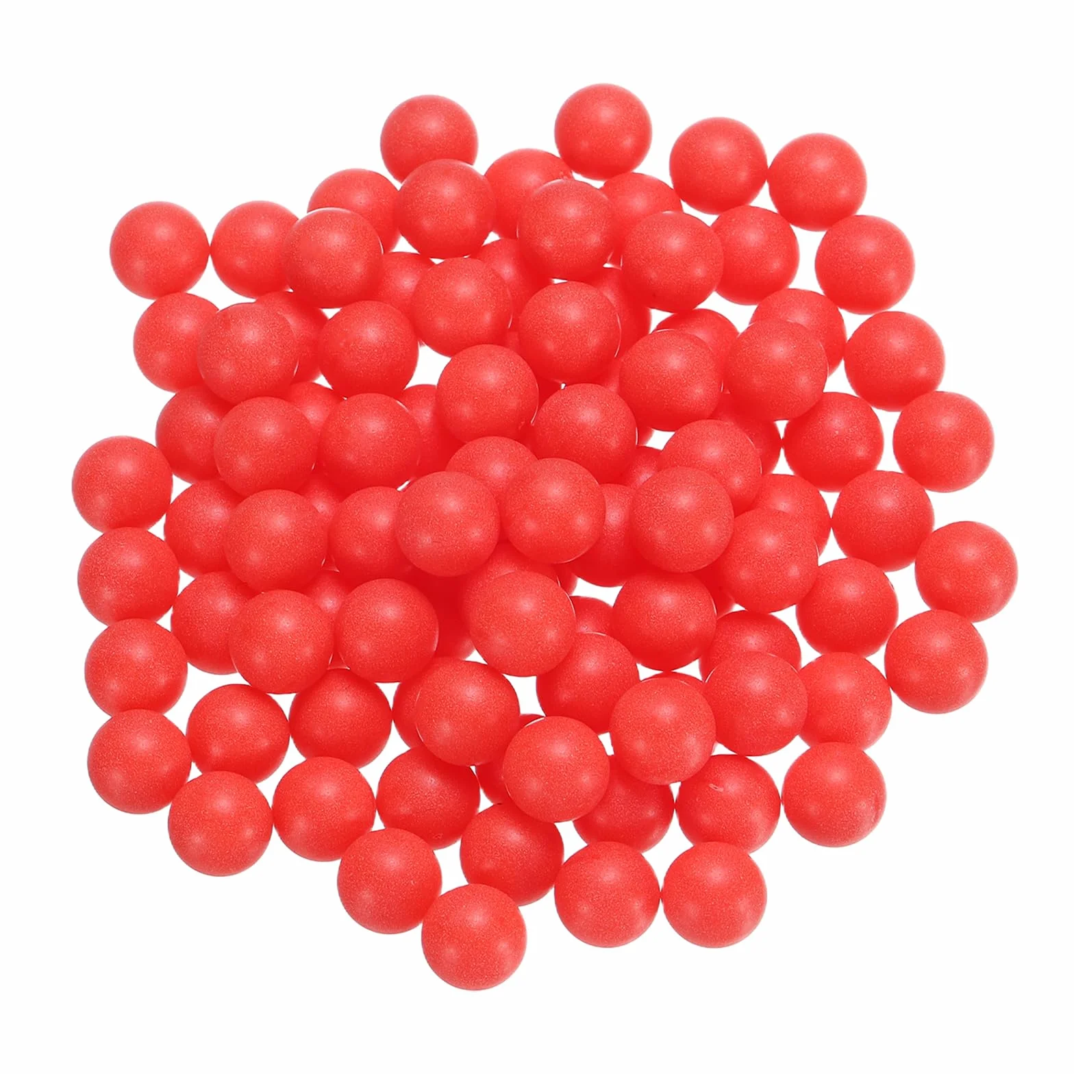 QUARKZMAN 100 Piezas Bolas Rodamiento Plástico PP 8mm Precisión G2 Superficie Escarchada Rojo