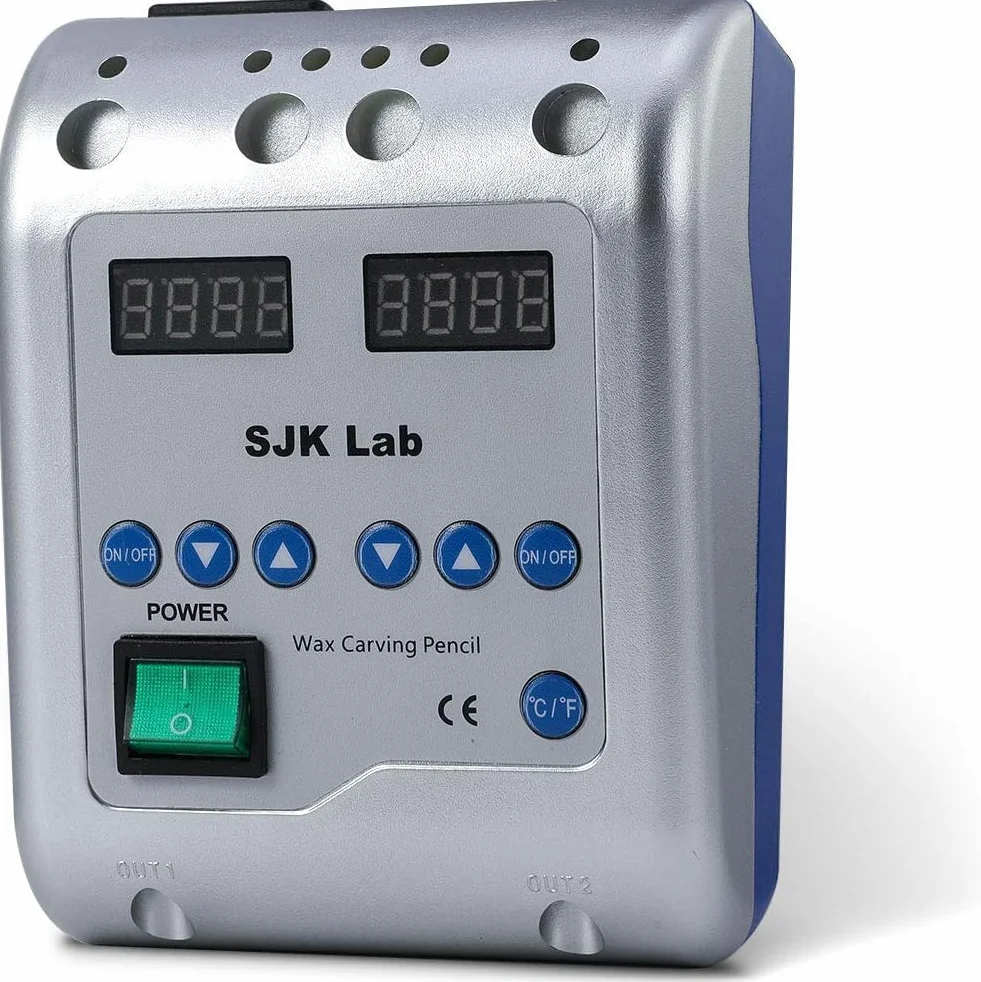 Máquina de cera eléctrica doble con 6 puntas, dispositivo digital para depilar SJK