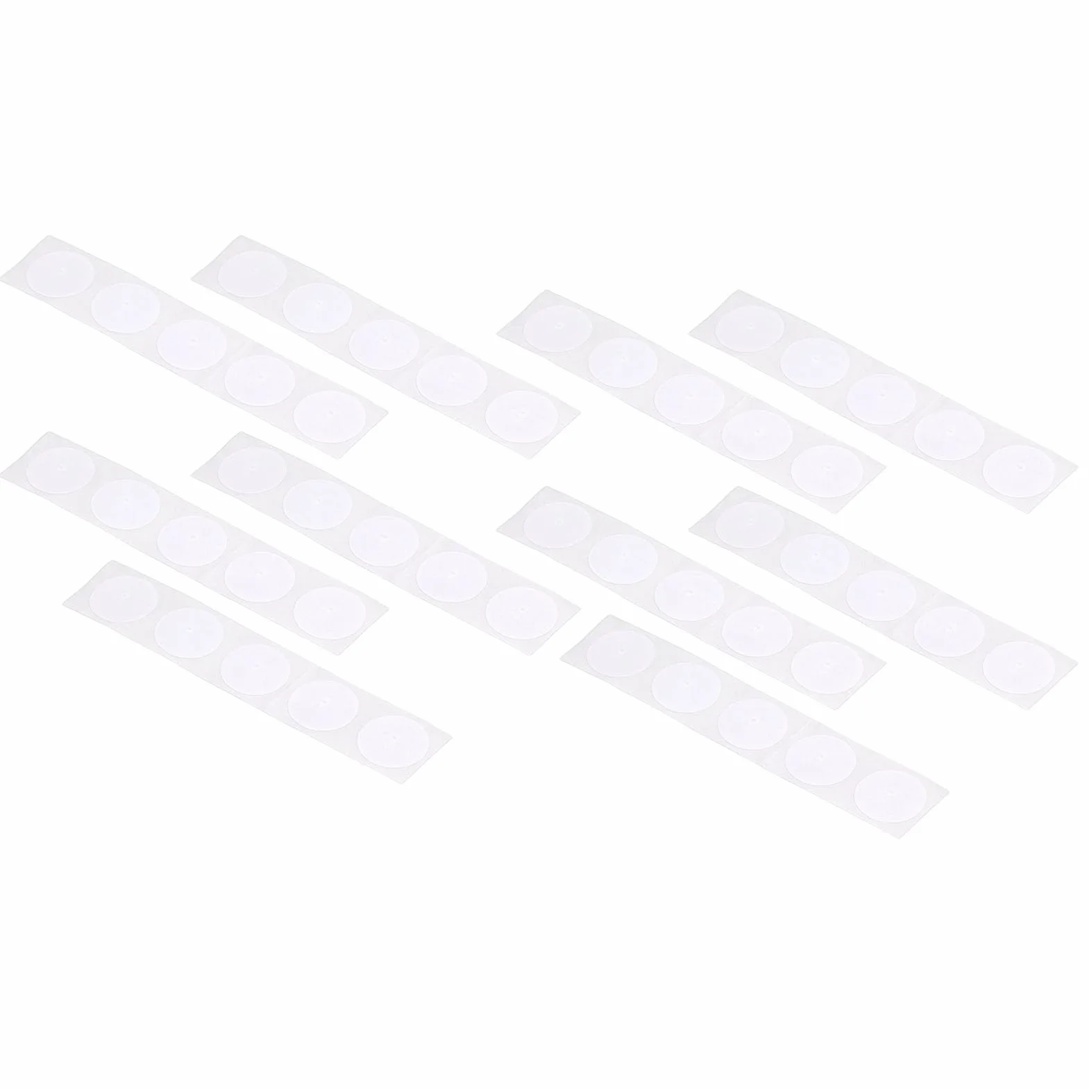 Etiquetas NFC RFID Adhesivas Impermeables 13.56 MHz 504 Bytes 25mm Diámetro Aleación Cobre 50 Unidades