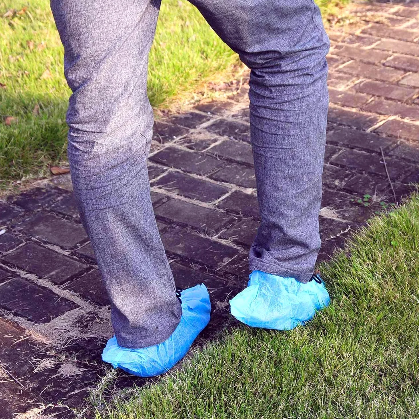 Paquete de 200 fundas desechables de alta calidad para zapatos, antideslizantes, se adaptan a hombres de talla 11 de EE. UU. y 13 de EE. UU. para mujeres en adelante, XL, 200 piezas