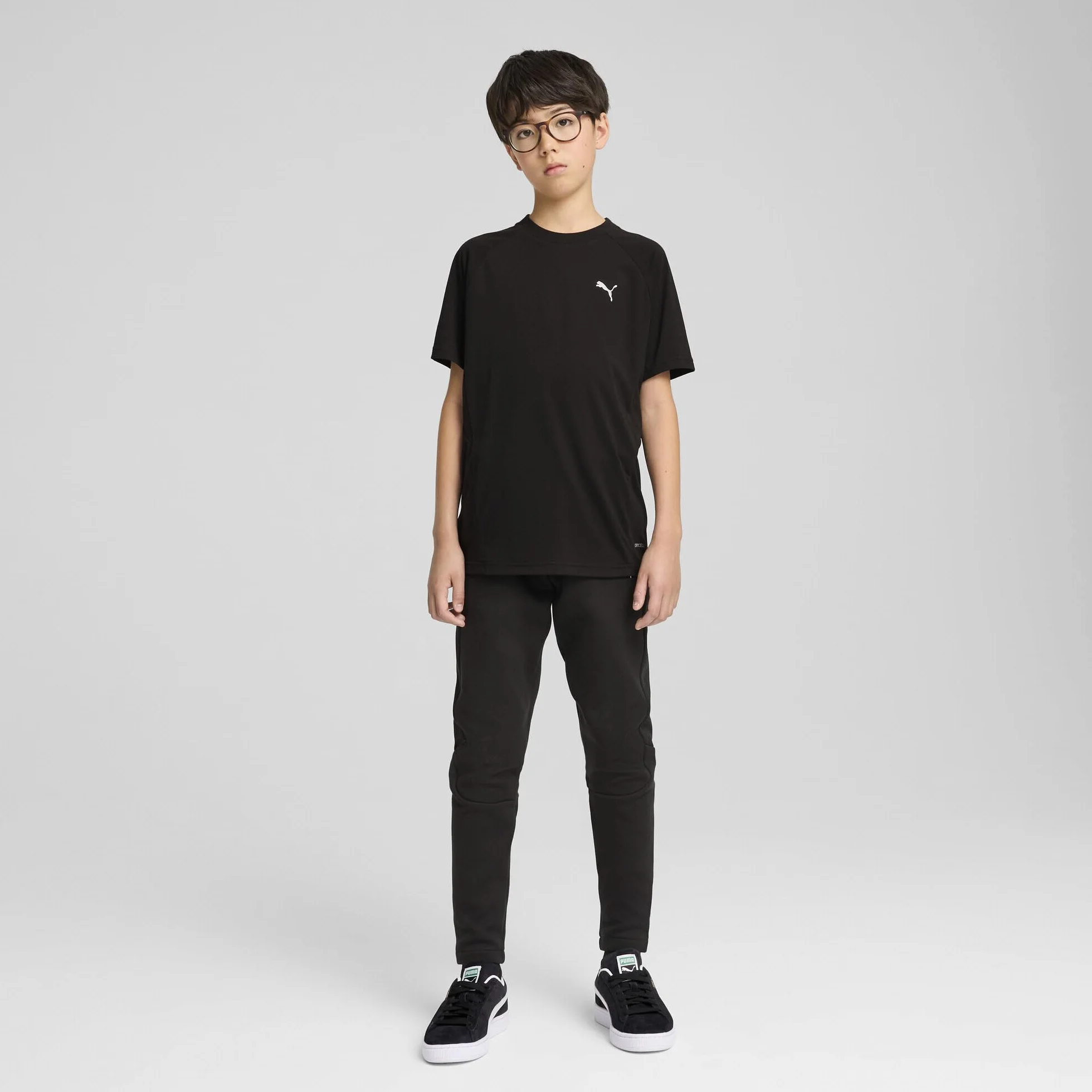 Puma Evostripe Pants Dk B - Pantalones de Punto Niños