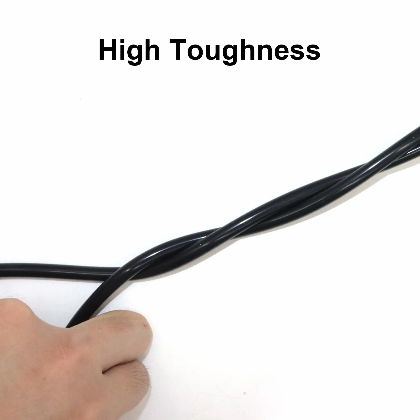 Tubo de silicona flexible 6x10 mm 4,5 m manguera para acuario aire color negro