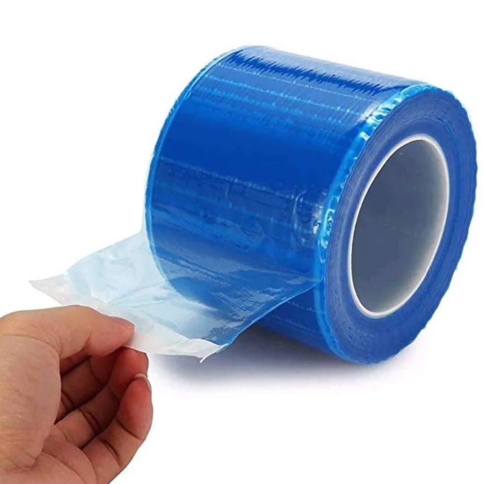 Película de barrera Unihubys 1200 hojas 4" x 6" PE desechable dental protectora con dispensador