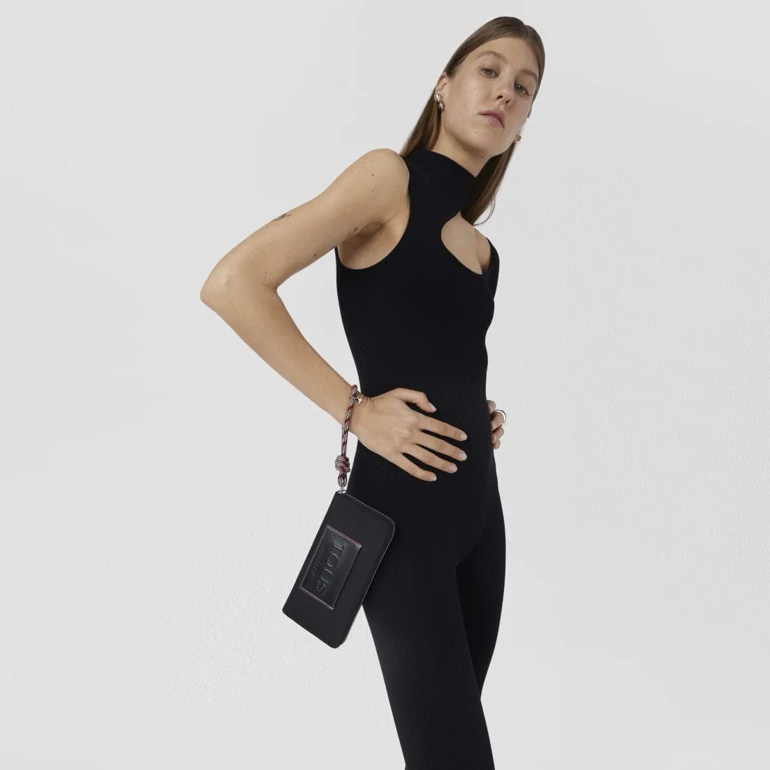 TOUS Billetera mediana negro, Para Mujer, Colección Empire Soft