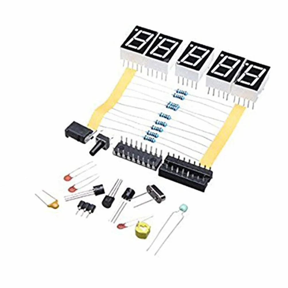 ARCELI Medidor de Frecuencia Digital LED 1Hz-50MHz Kit de Probador Oscilador de Cristal