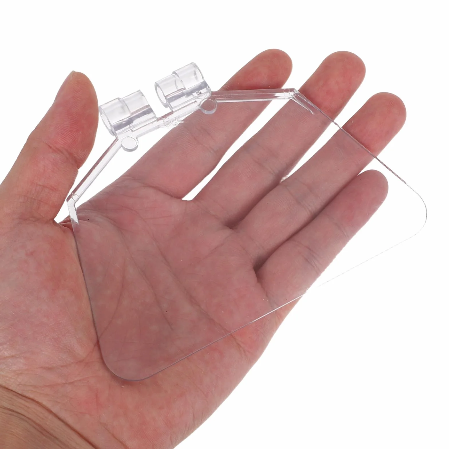 Protector Ocular de Plástico Resistente al Calor para Amoladora de Banco Kit de 2 Piezas