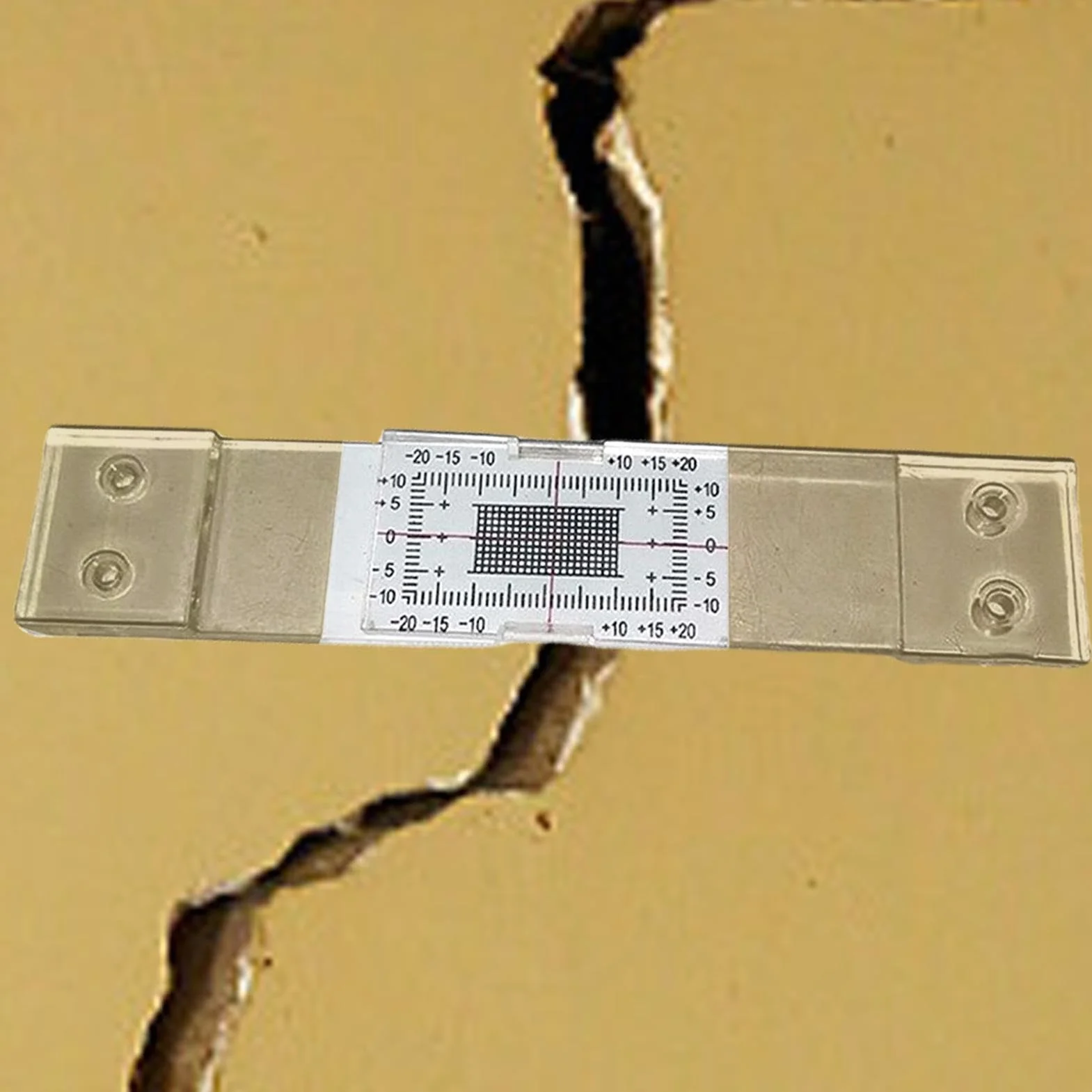 Monitor de grietas 5 unidades medidor estándar de pared de edificio herramienta de medición