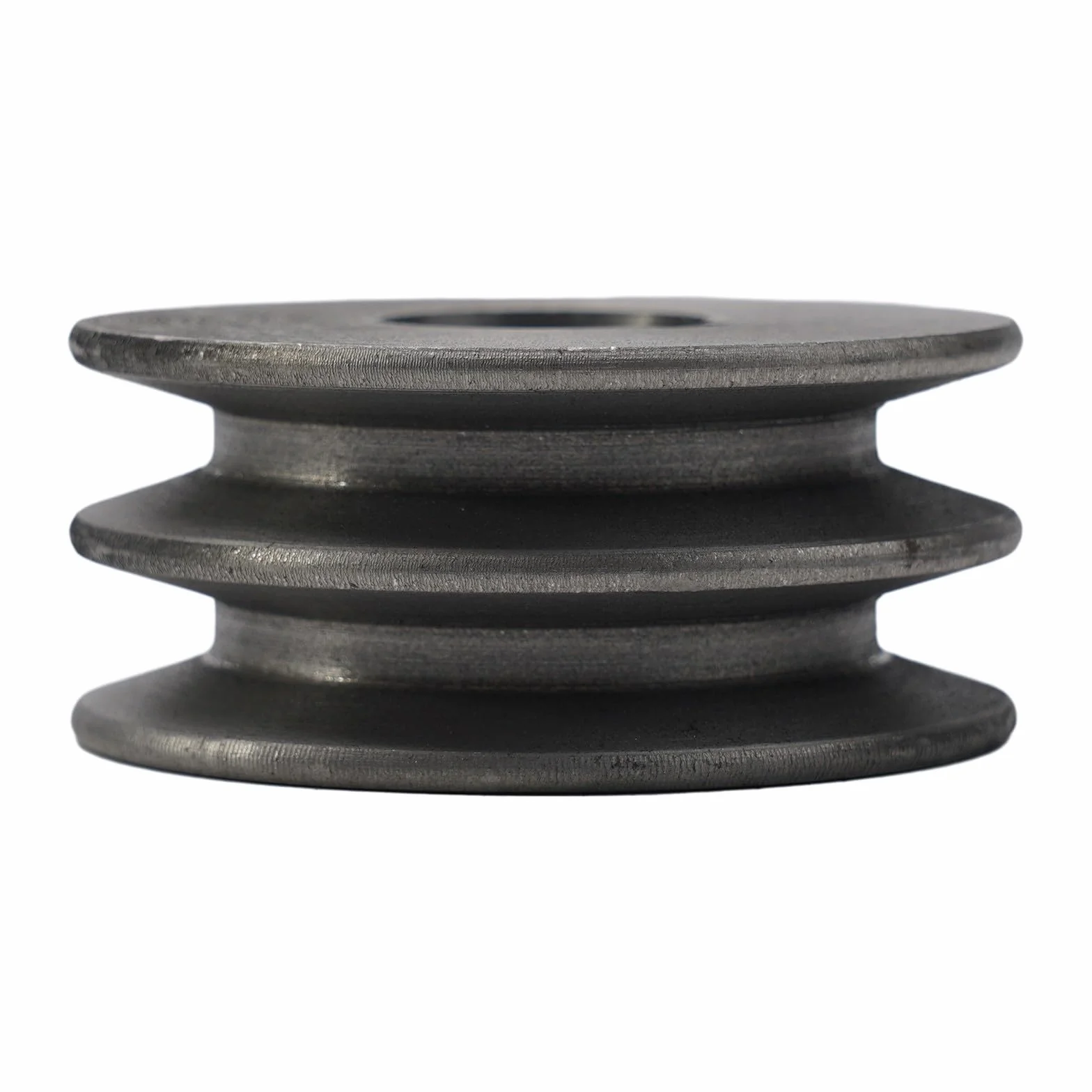 Polea de correa en V de hierro fundido, doble ranura 64x30x28mm para motor
