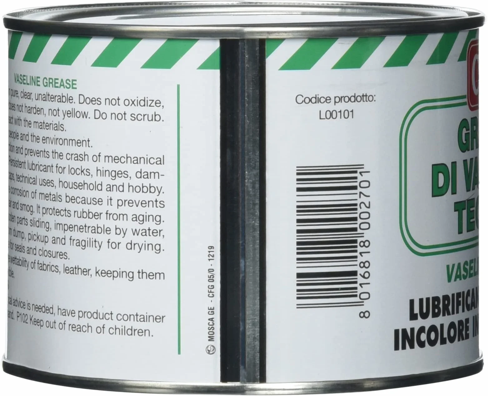 Grasa de vaselina técnica 500 ml