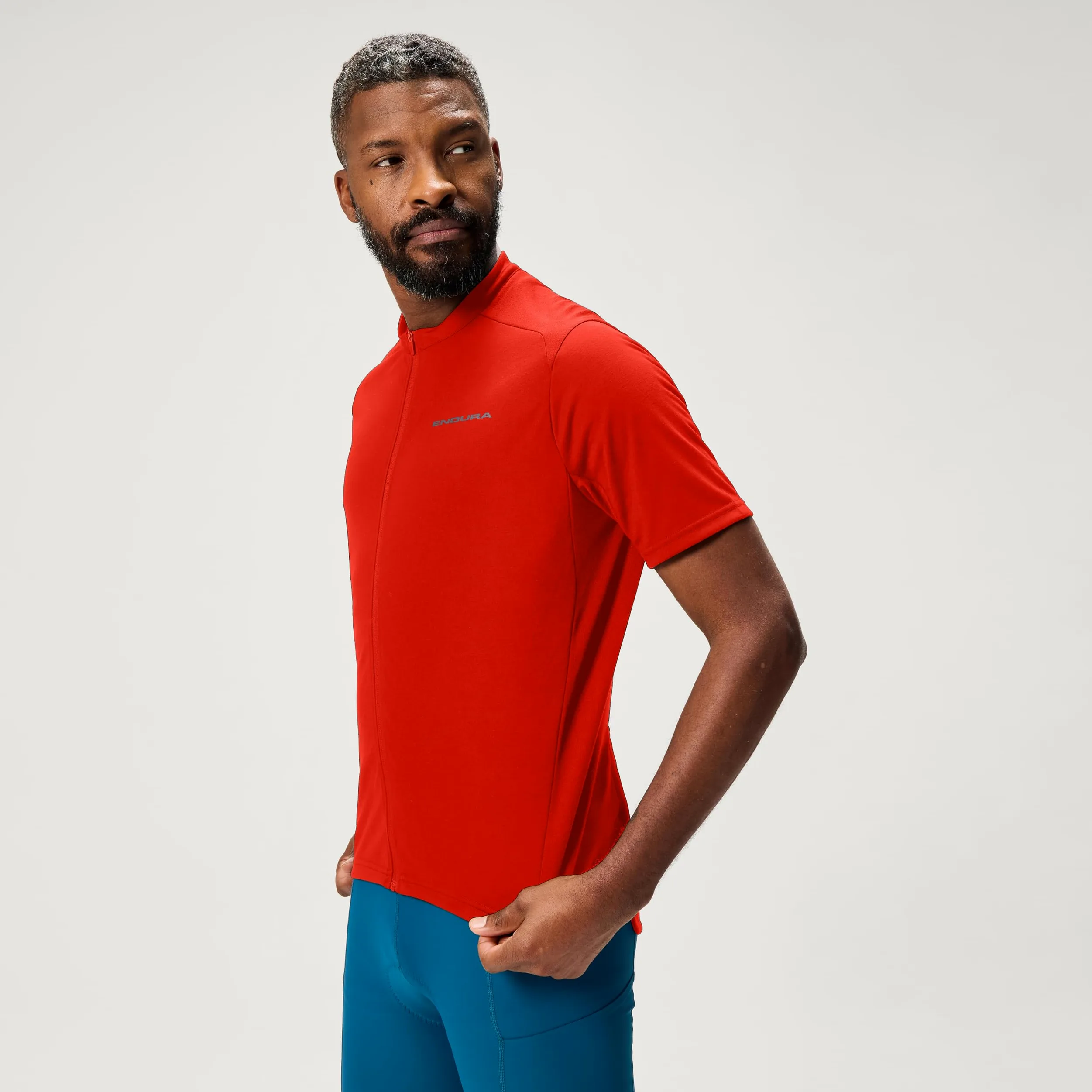ENDURA Camiseta con Cremallera Loop Short Sleeve Jersey Hombre (Pack de 1)