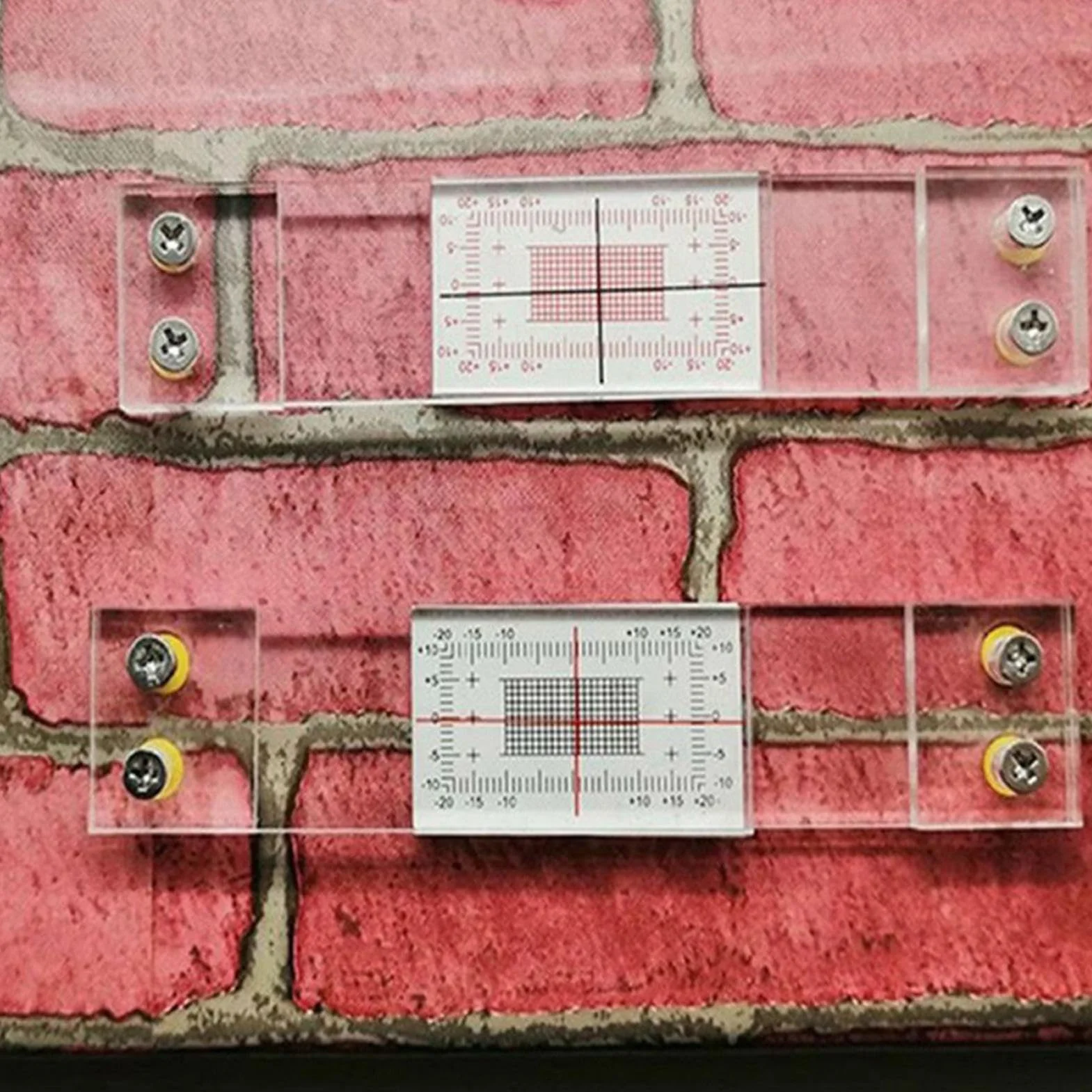 Monitor de grietas 5 unidades medidor estándar de pared de edificio herramienta de medición