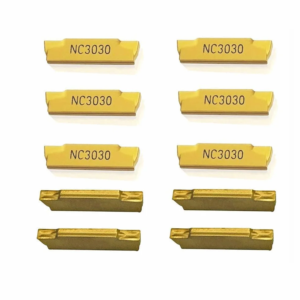 Insertos de carburo de tungsteno MGMN150-G 10 piezas, 1.5 mm, soportes MGEHR MGEHL 3/8 pulgadas para torno