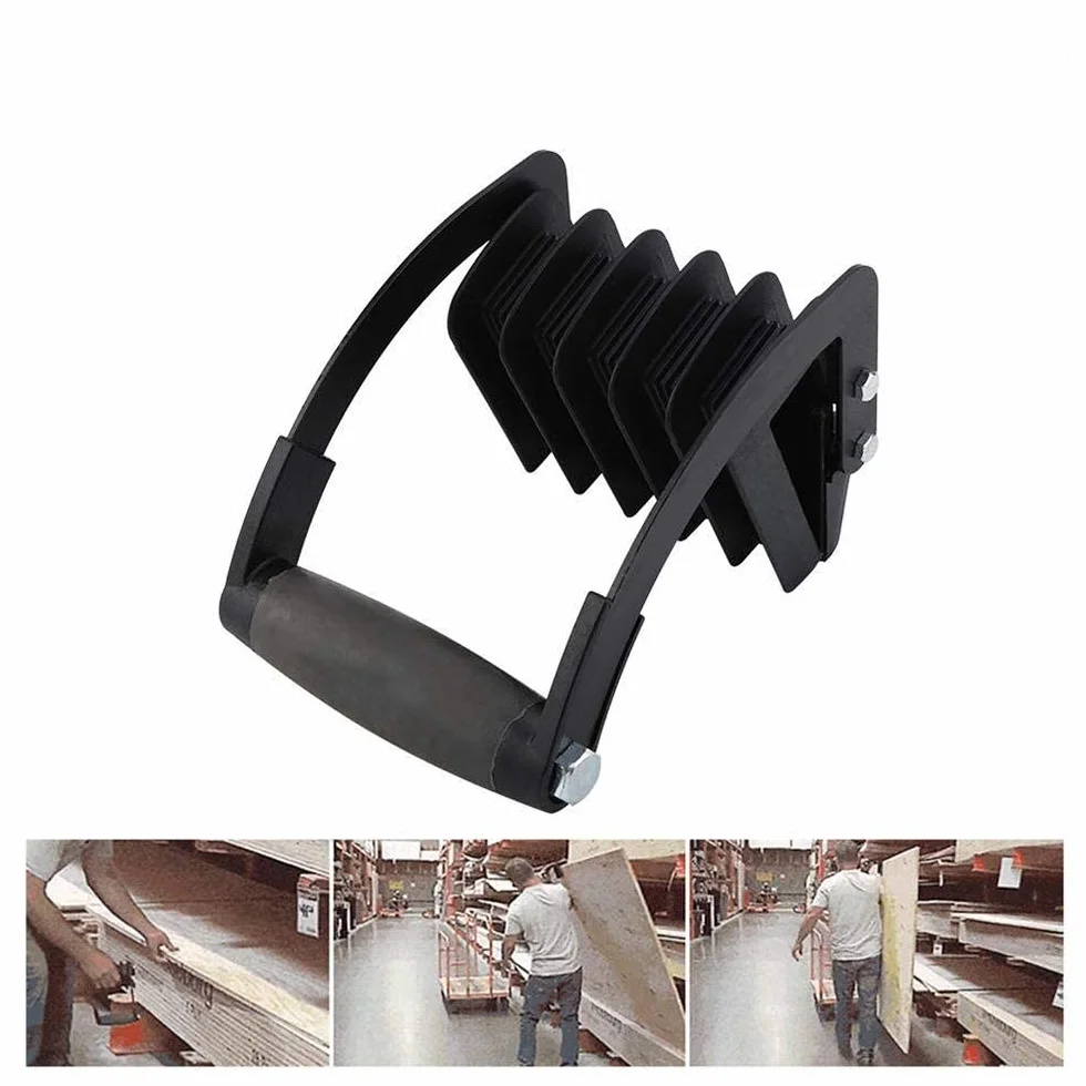 Grúas para placas de yeso, Soporte de transporte de paneles de madera contrachapada y multiuso, Herramienta de Portapiezas de Metal Resistente