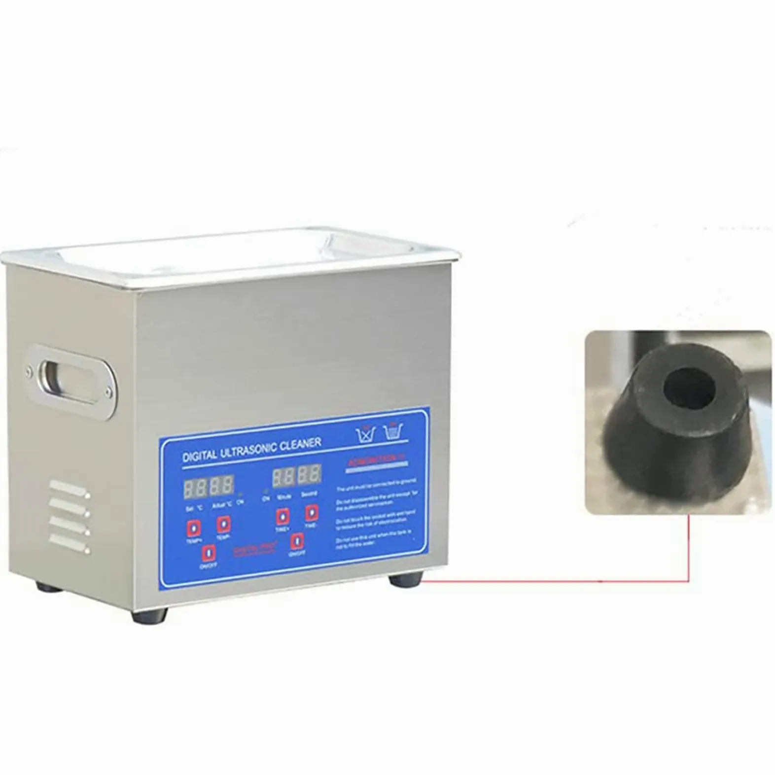 Limpiador Profesional de 10 litros con Calentador y Temporizador, máquina de Limpieza eléctrica Comercial para Limpiar Gafas, Relojes, Piezas de dentaduras postizas,