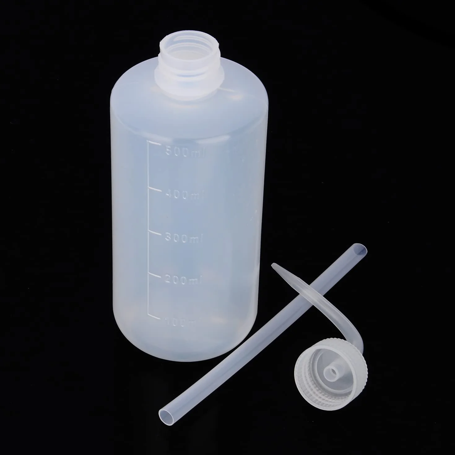 Labasics 500 ml Botella de Lavado de Plástico con Presión, LDPE, Boca Estrecha