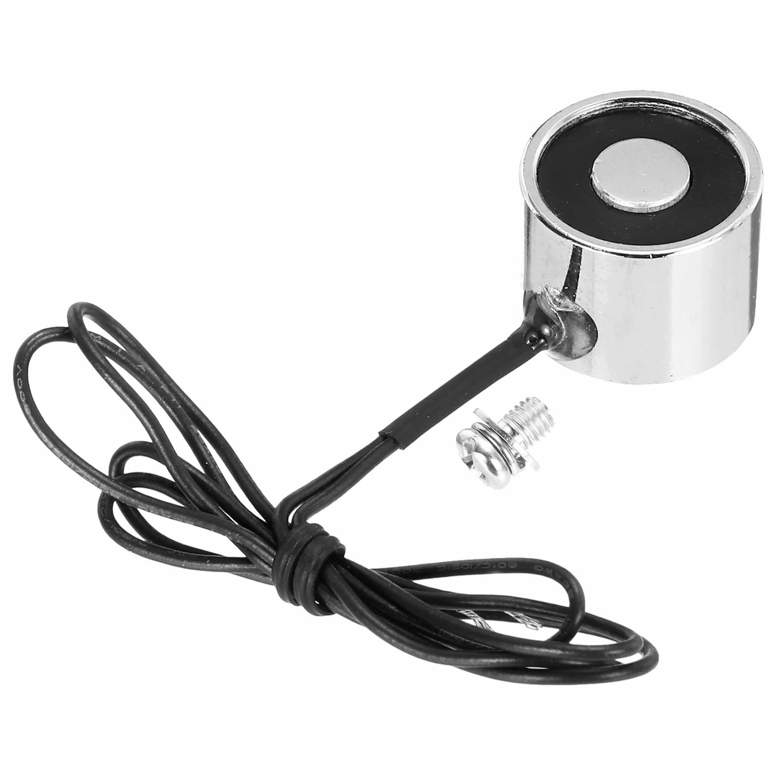 QUARKZMAN Electroimán Solenoide DC 24V 2.5W 6.6LB 3Kg Redondo 20x15mm