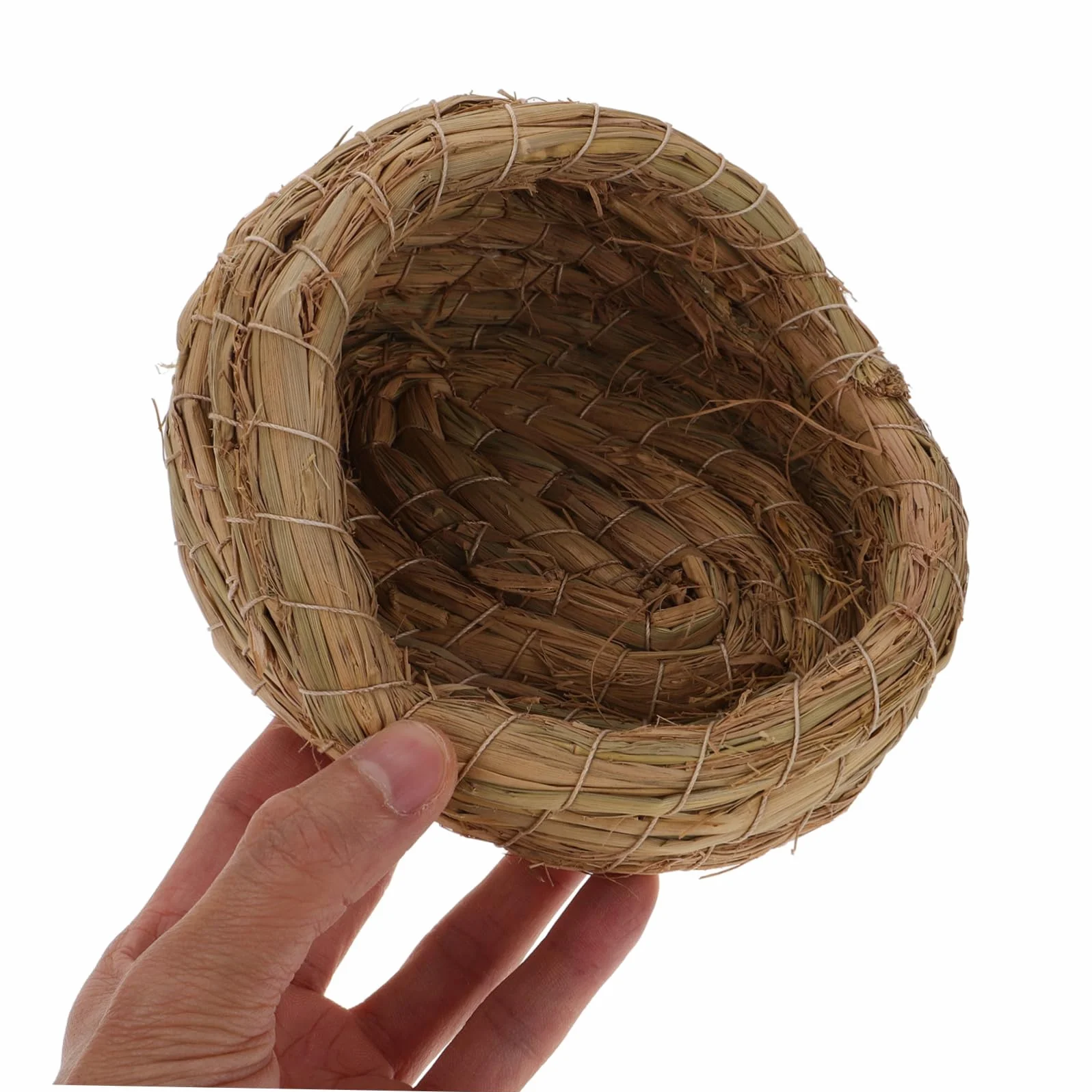 HANABASS 2 Piezas Nido para Gallinas Ponedoras de Paja Natural