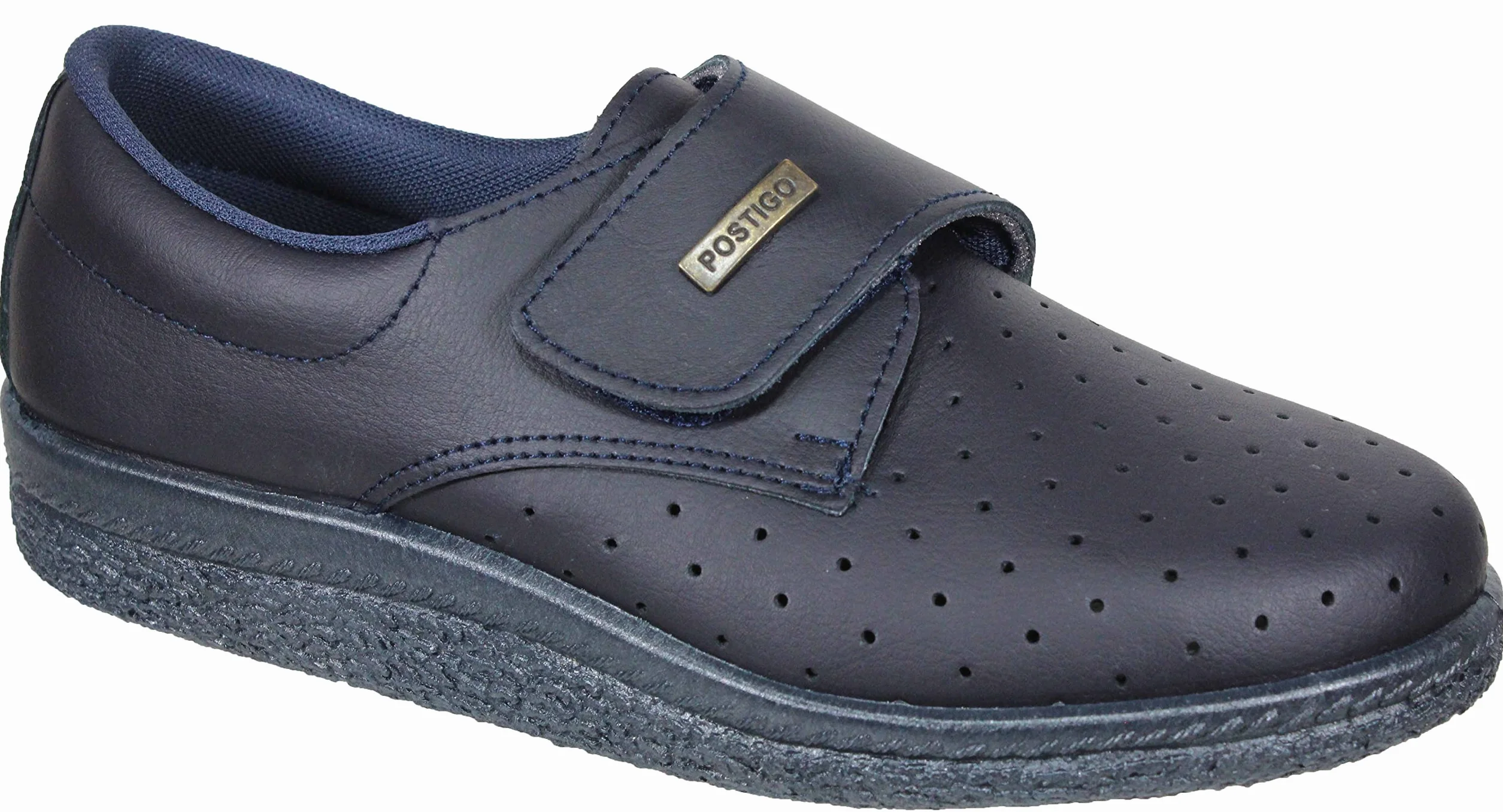Postigo 1 -Zapato Sanitario Anatómico Velcro Piel Unisex