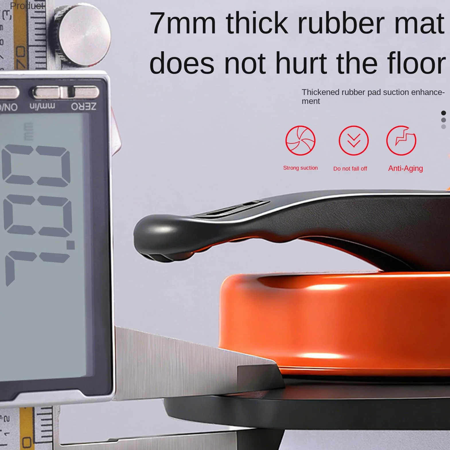 Laminate Floor Repair Tool - Adjustable Closing Suction Cup, Heavy Duty Aluminum Handle Lifter, Floating Wood Plank, Tile Glass Carrier