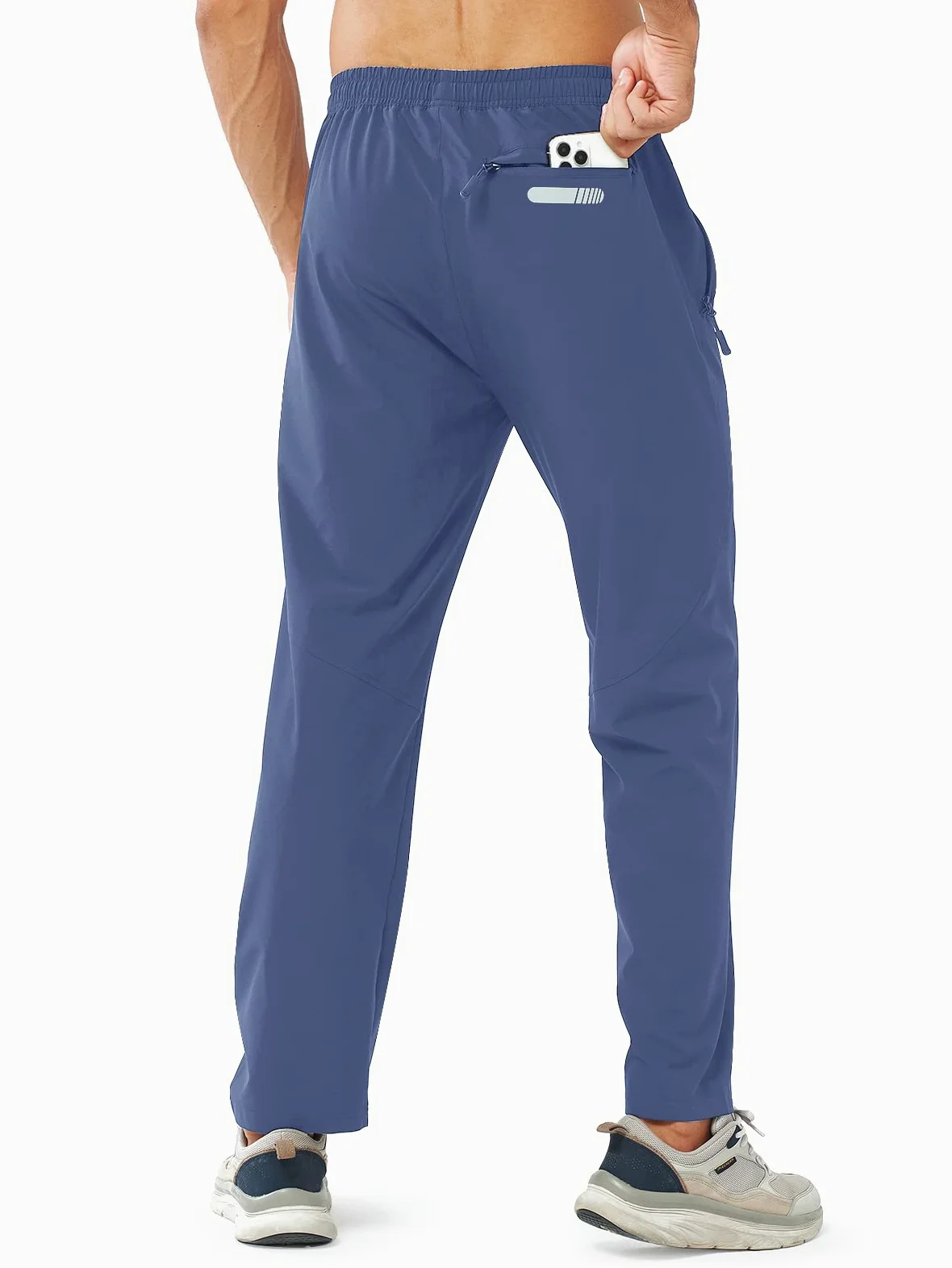 NORTHYARD Pantalon Chandal Hombre Impermeable UV Pantalones Secado Rápido Senderismo con Bolsillo con Cremallera