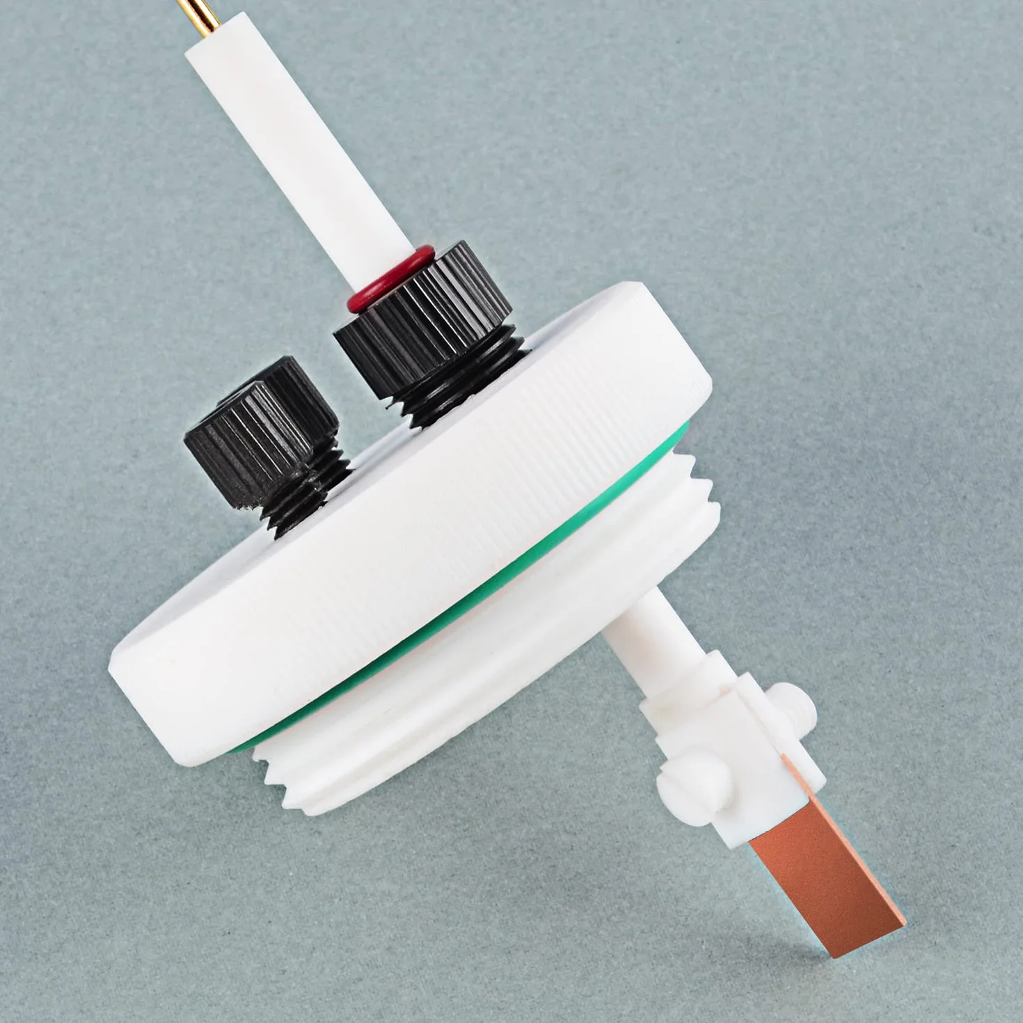 PTFE Platino Soporte de Electrodo, Clip Reemplazable Multiusos 10x10mm