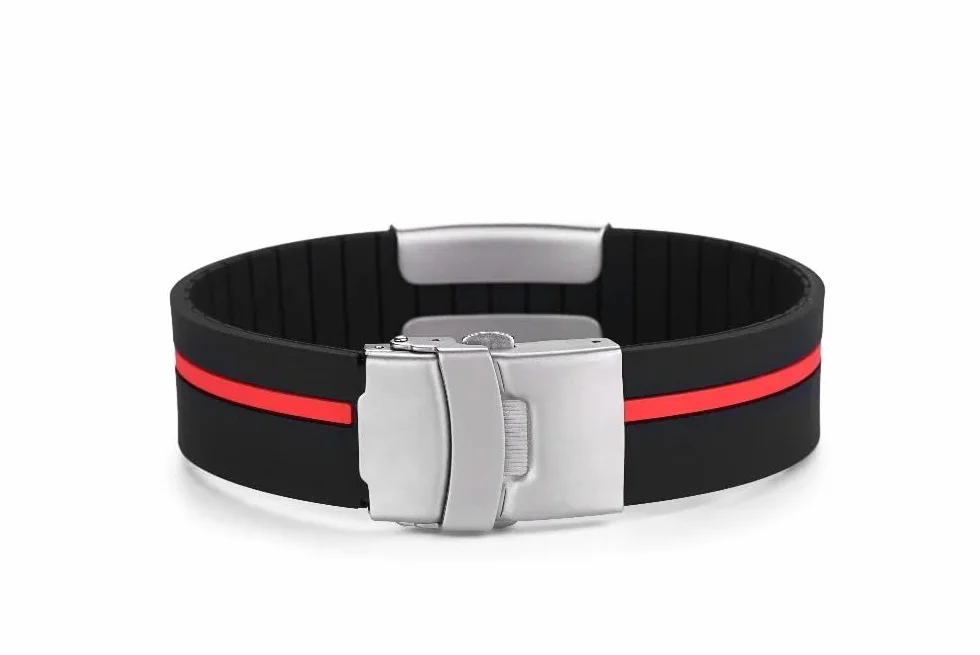 Pulsera Emergencia Fow QR SOS Metálico Identificación Médica Alerta