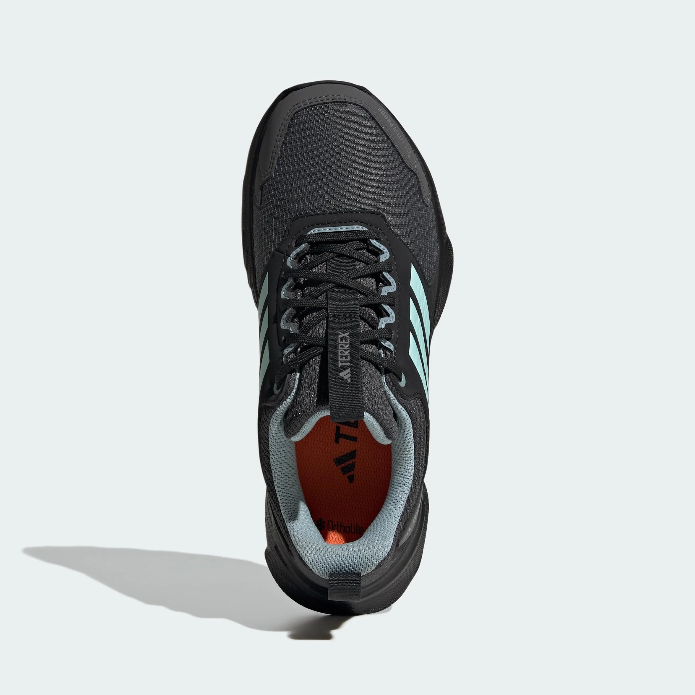 adidas Mujer Terrex Tracefinder 2 Climaproof Trail Running Shoes, Carbon/Semi Flash Aqua/Grey Six, 36 EU
