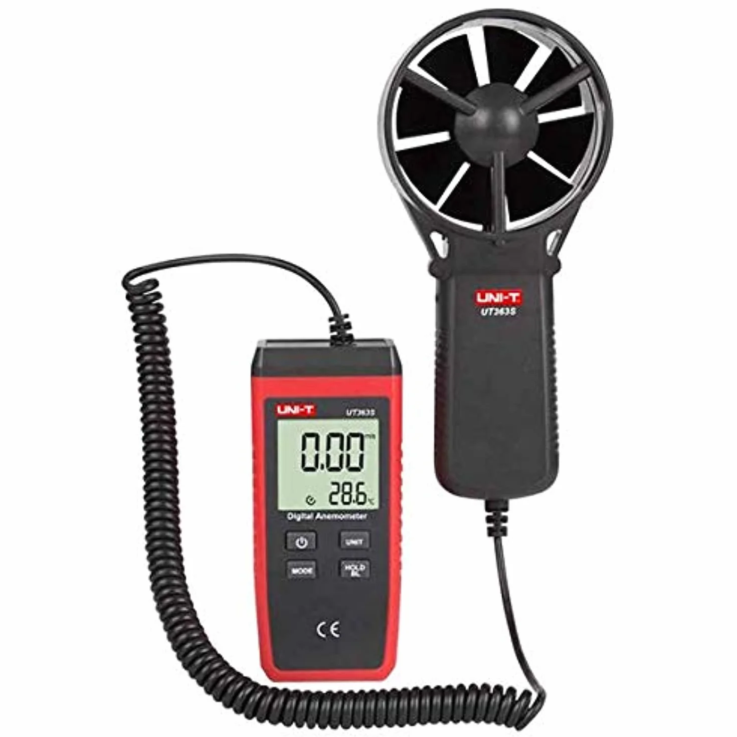 UNI-T UT363S Anemómetro Digital, 0.4-30m/s, -10°C-50°C