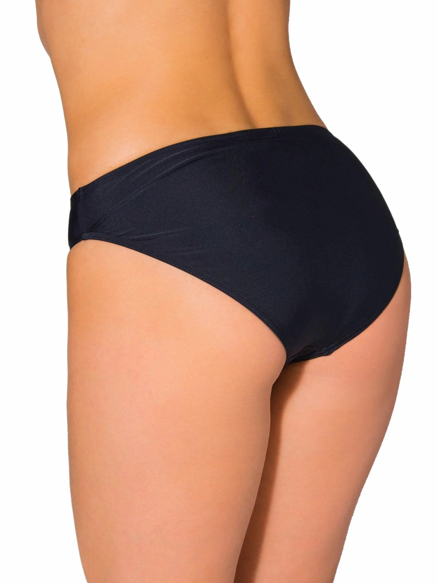 Aquarti Bragas de Bikini Mujer con Cintura Media – Braga Mujer Bikini Clásica en Colores Lisos