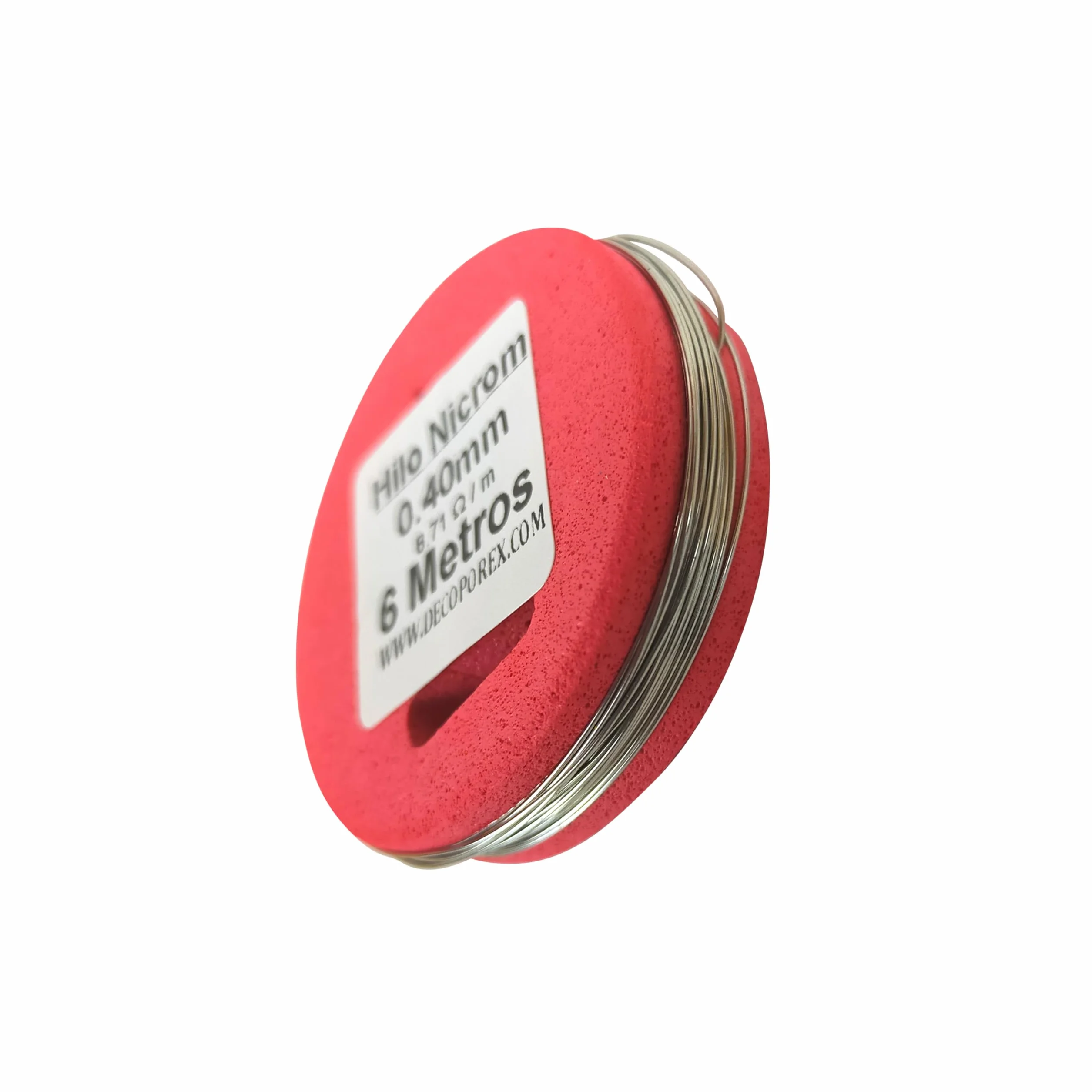 Bobina hilo de resistencia Nicrom 0,40 mm 6 metros