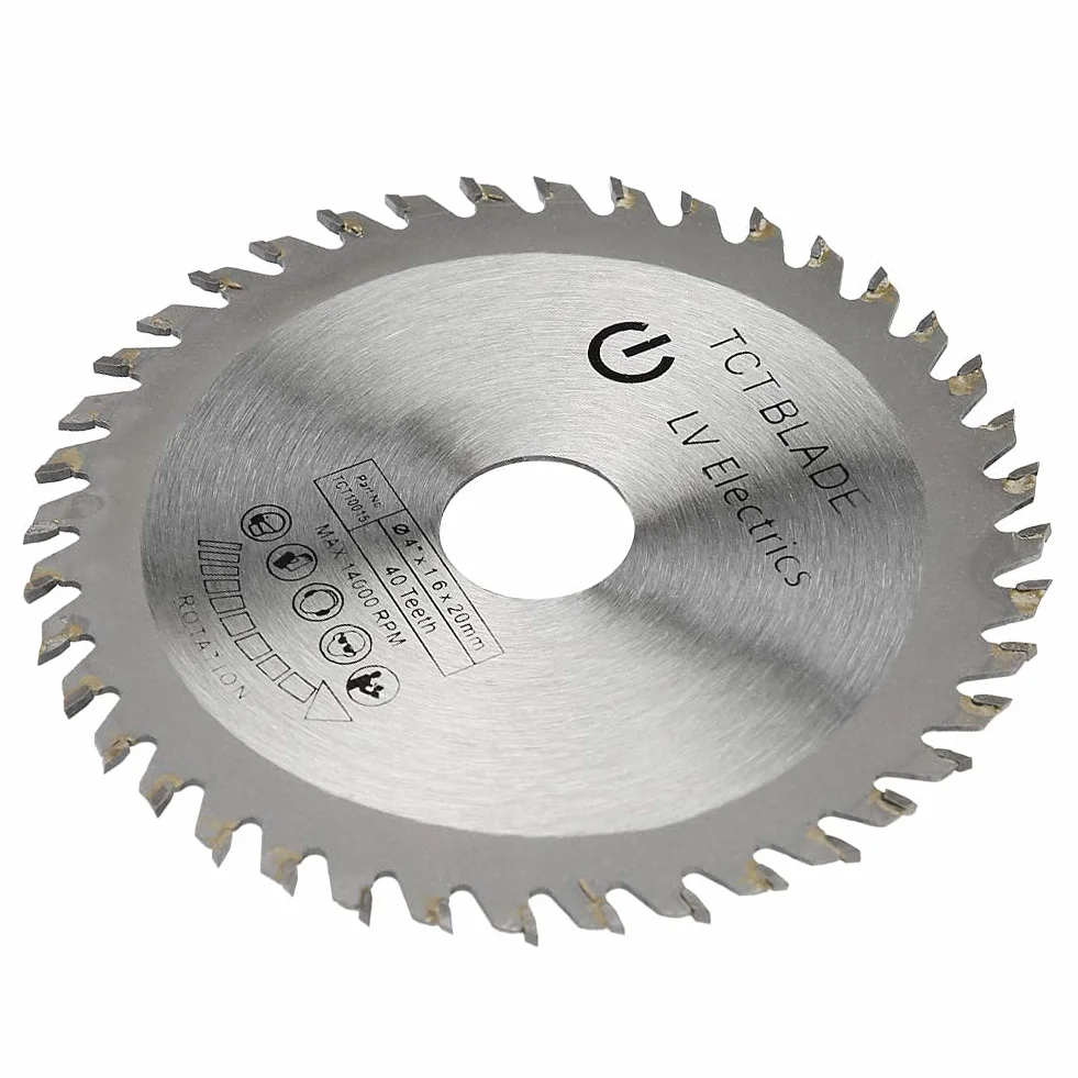 Disco de corte TCT 110x1.6x20mm 40 dientes para madera