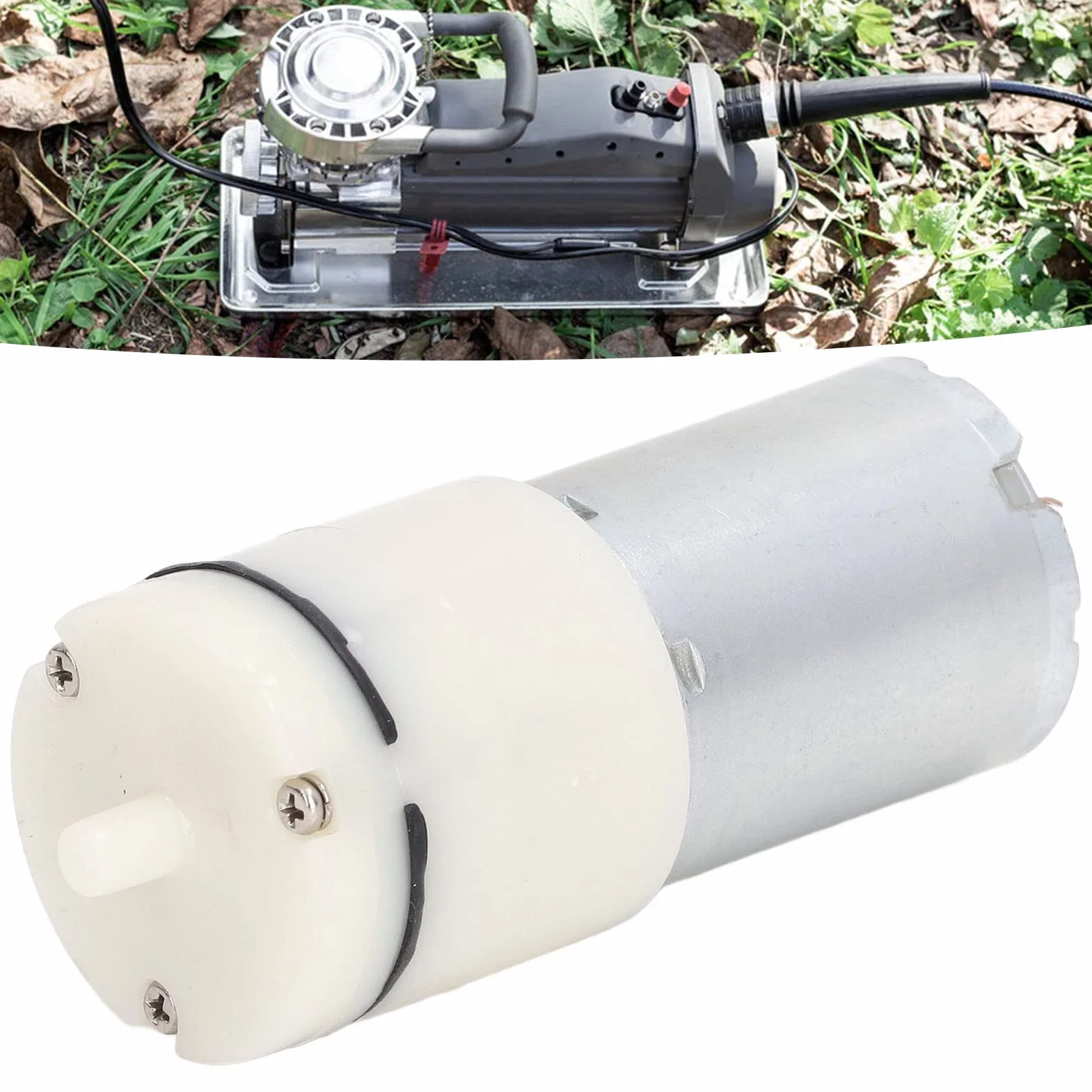 Bomba de aire eléctrica CC micro 6/12/24 V bomba de vacío de diafragma