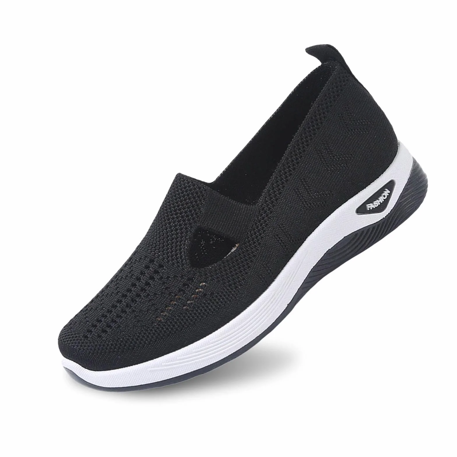 Zapatos Verano Mujer Ortopedicas Zapatillas sin Cordones Comodos Ligeros Sandalias Palas Transpirables Manos Antideslizantes Calzado Malla Deporte Senderismo 35-44
