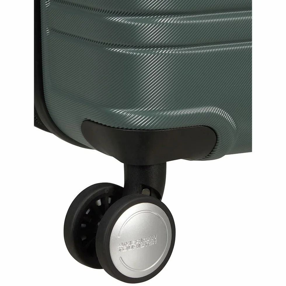 American Tourister Flashline - Spinner S, Equipaje Manual, 55 cm, 34 L, Verde (Bosque Oscuro)