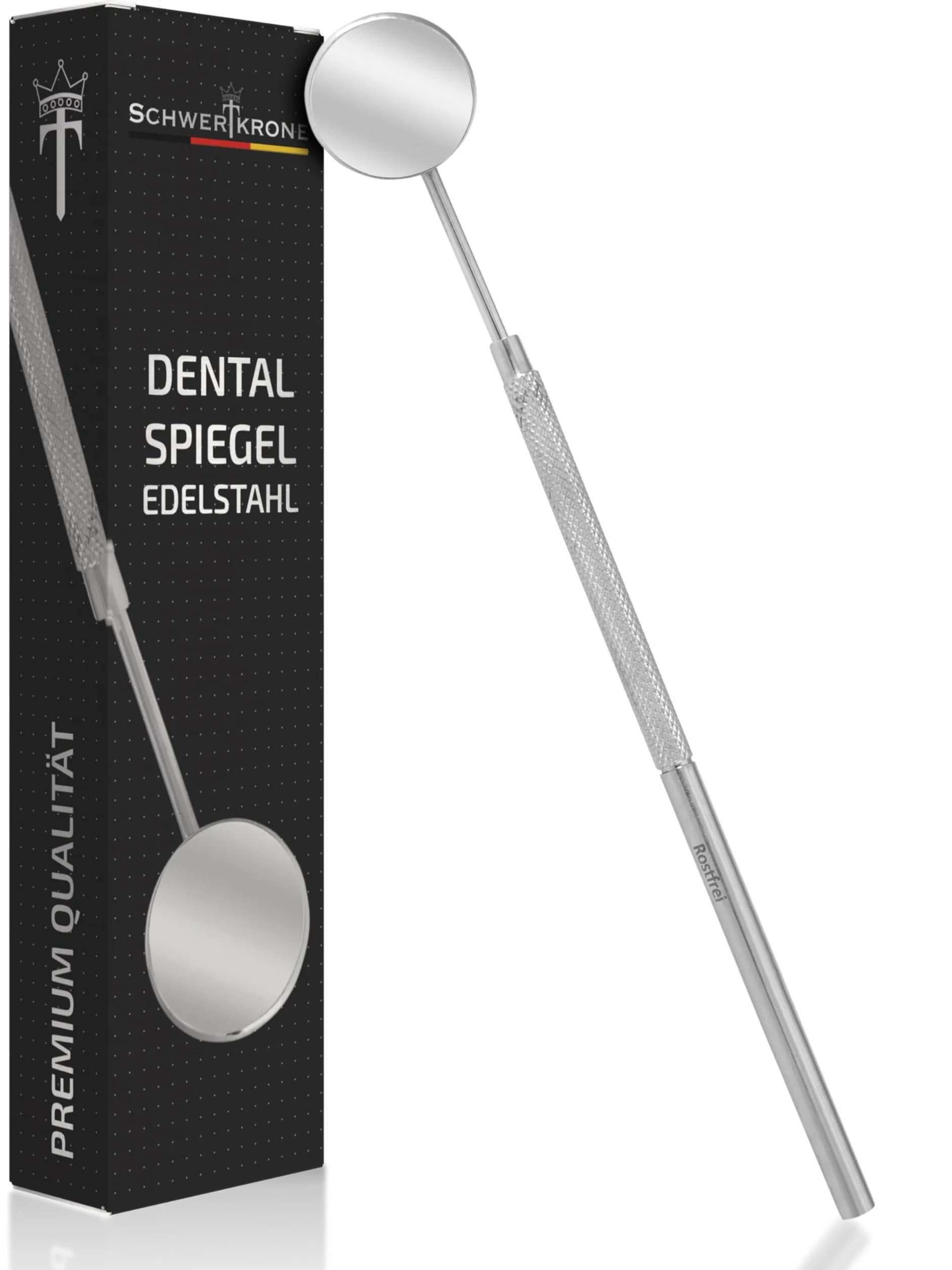 Schwertkrone Espejo dental para boca tamaño 5 acero inoxidable
