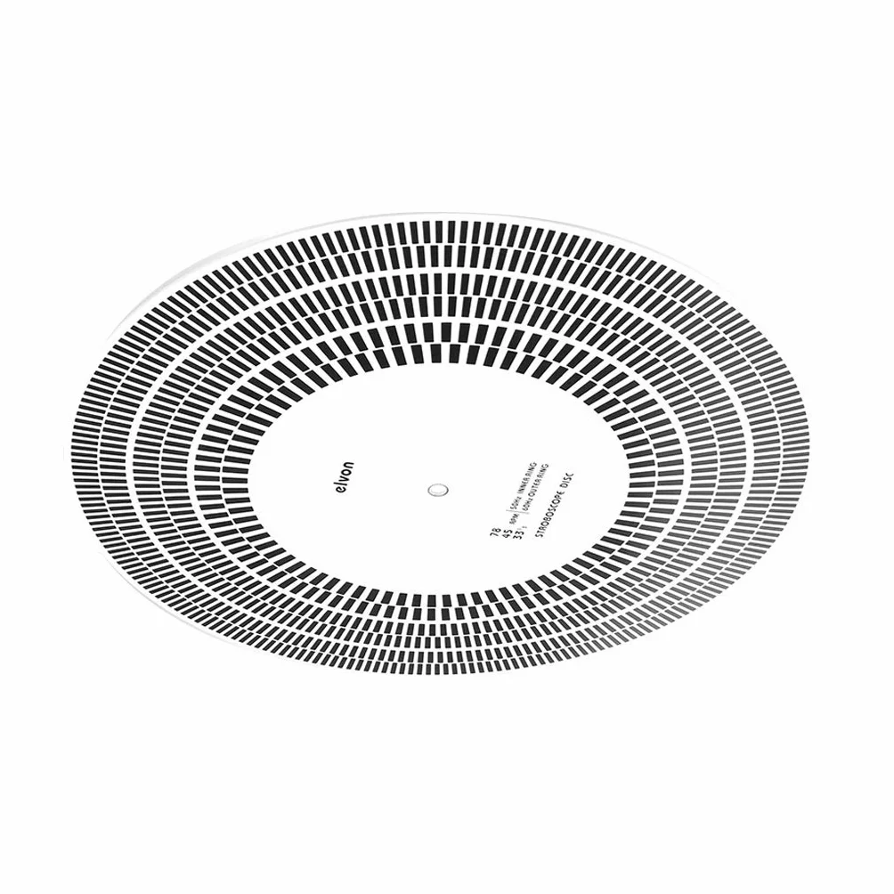 DollaTek Estroboscópico Disco de Vinilo Calibración Tacómetro 33 45 78 RPM