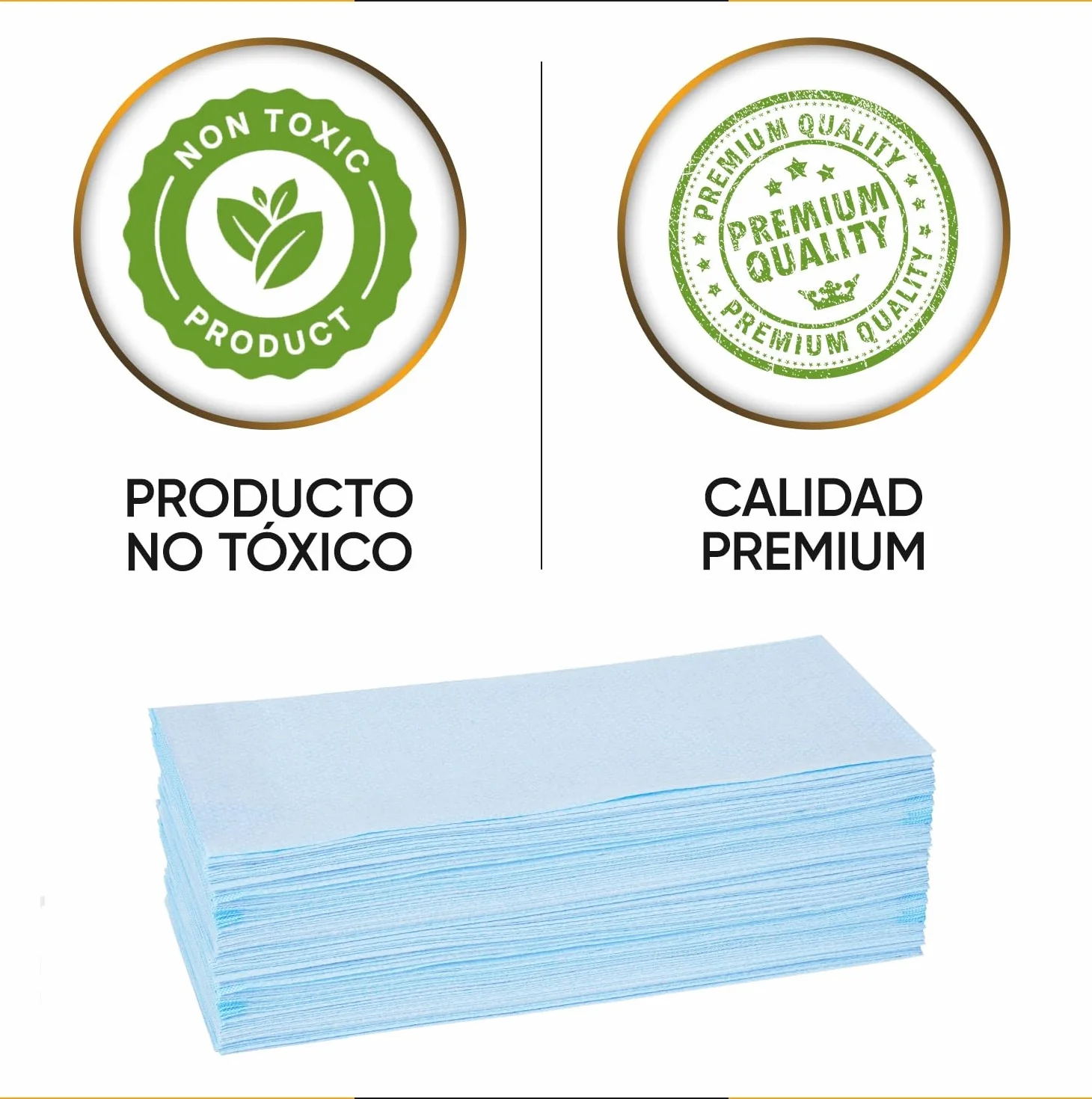 Baberos Adultos Desechables Impermeables 100 Pcs para Personas Mayores Pacientes