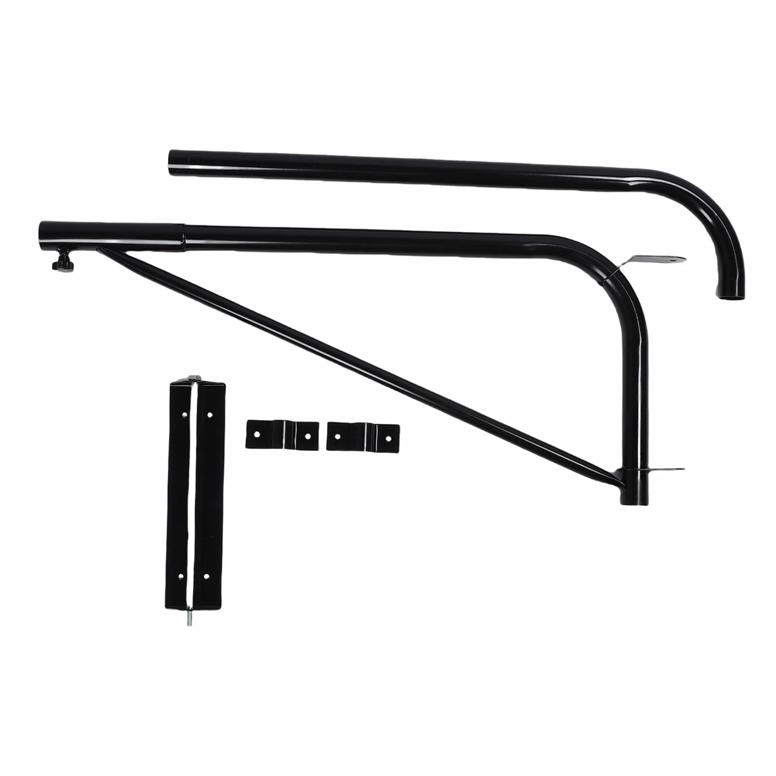 VBESTLIFE Brazo Oscilante de Manguera Antienredos, Accesorio de Lavado de Caballos, Aleación de Hierro, 64,6x15,0 Pulgadas