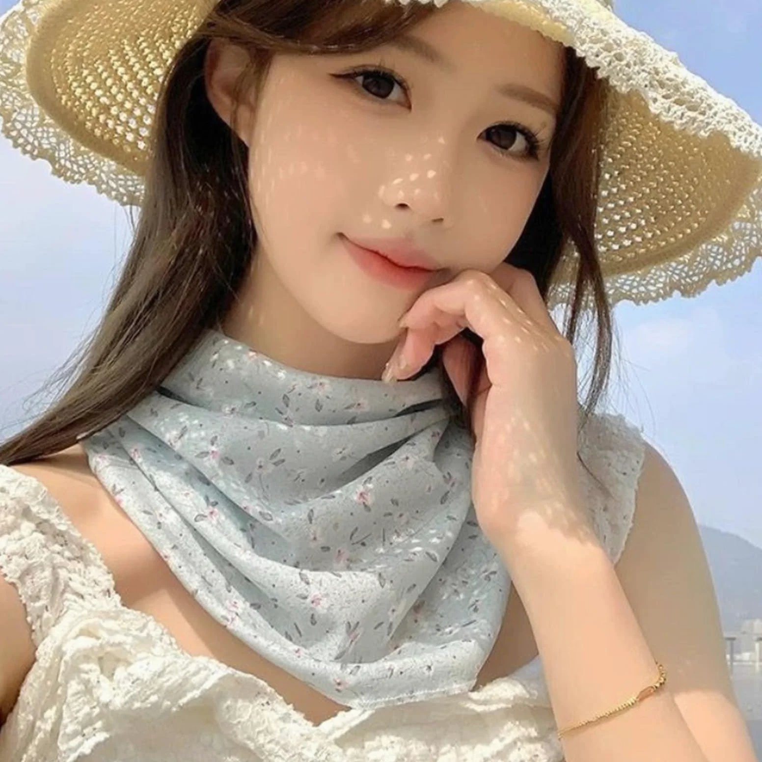 Máscara de protección solar cara completa verano 2 piezas Para Excursiones | For mujeres conducción y ciclismo bufanda mascarilla protector de cuello cubierta de cuello