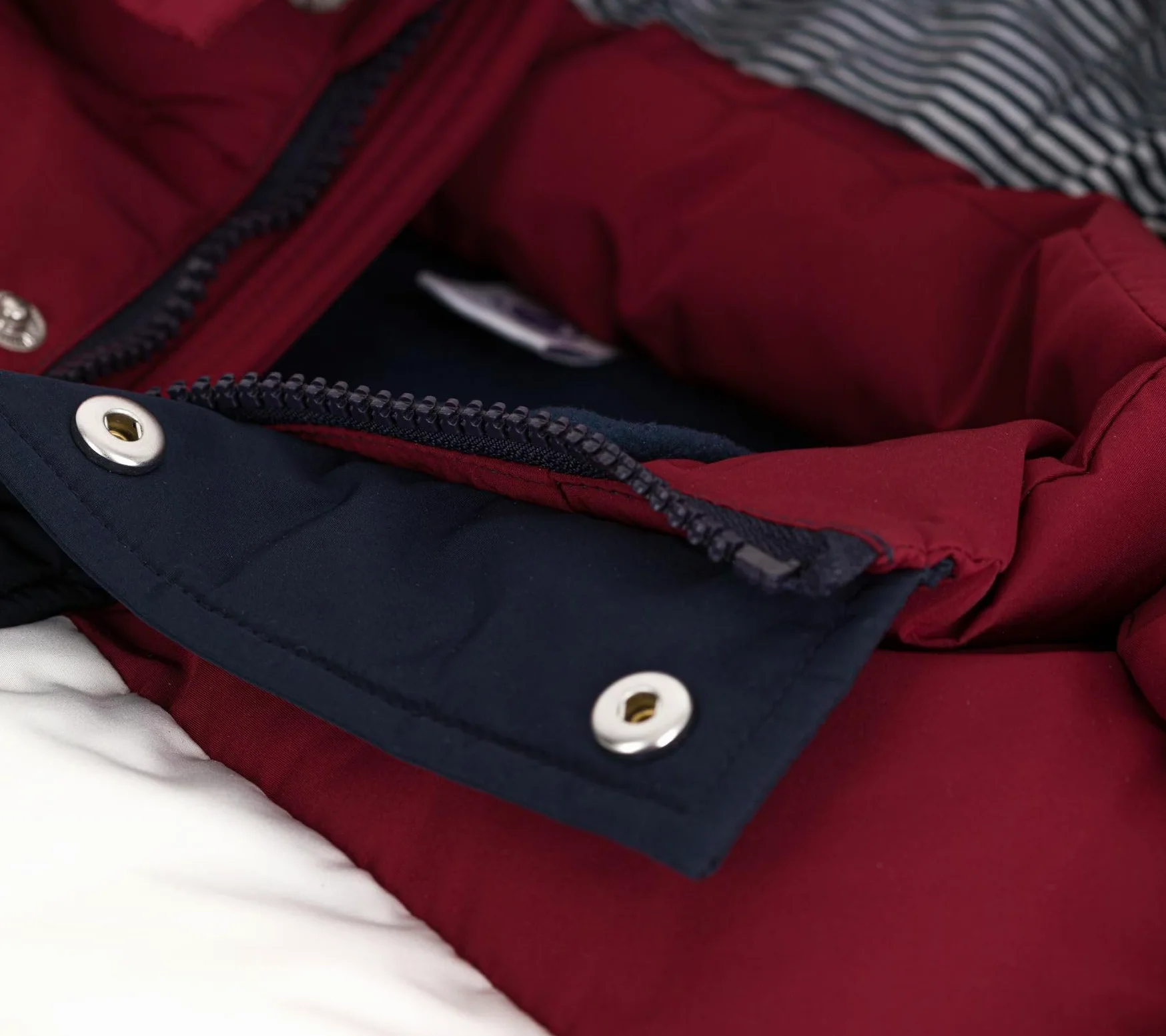 Petit Bateau Petit Bateau Chaqueta De Plumas Niño Sólido Colorblock, Smoking Multico, 12 Años