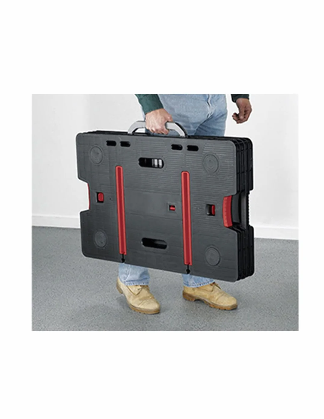 Keter Mesa de herramientas plegable 450 kg 85 x 55,5 x 11,2 cm cerrado 91 x 55,5 x 75,5 cm abierto Negro