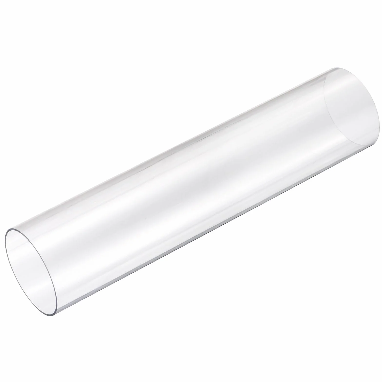 Tubo Rígido Redondo Transparente 67mm DI x 70mm DE x 305mm Plástico