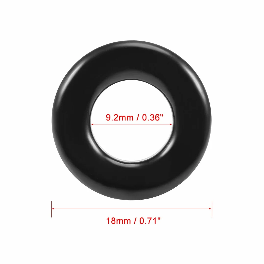 sourcing map 8pcs Núcleos de polvo de hierro 9.2 x 18 x 6,5mm anillo de ferrita toroidal