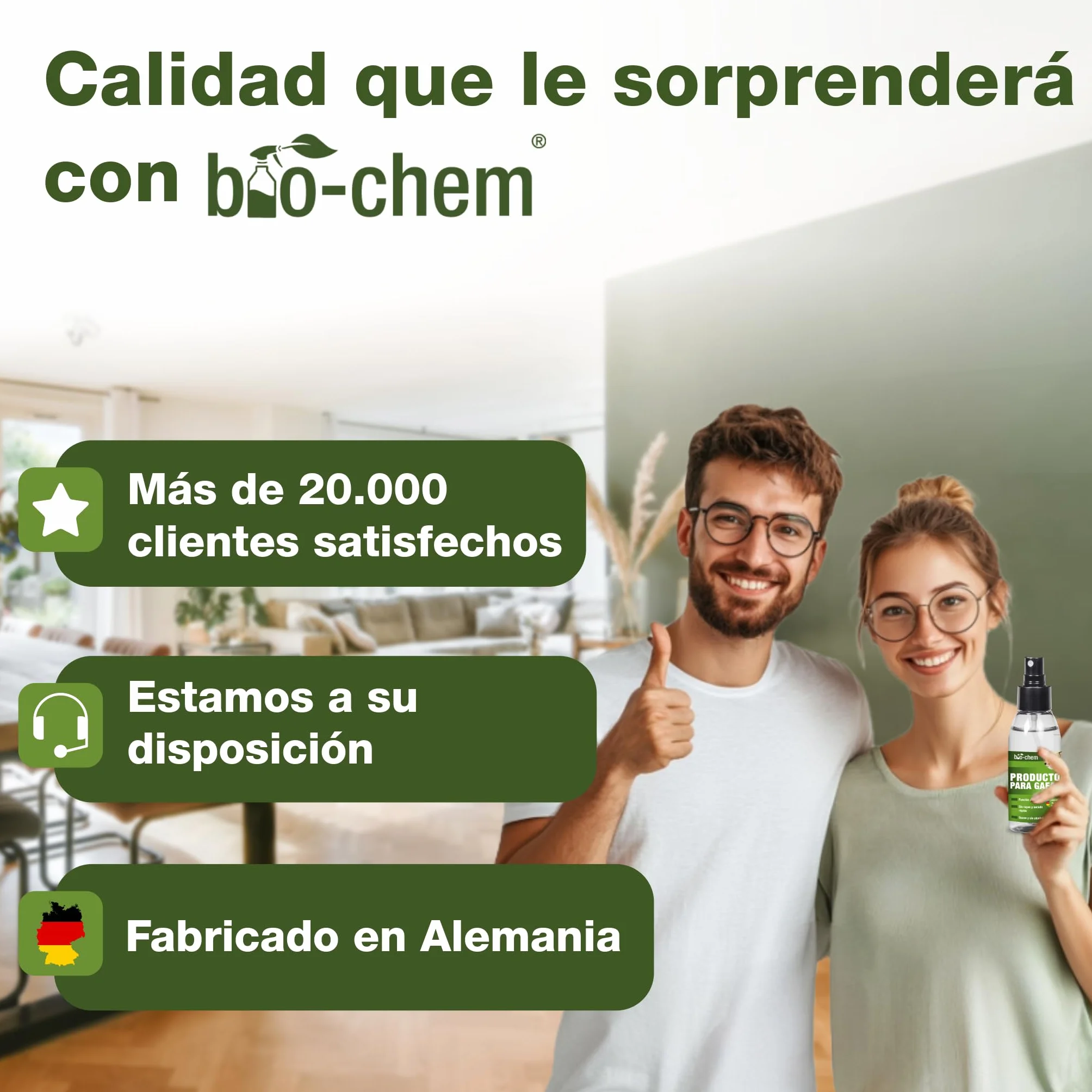 Bio-Chem Limpiador de gafas y lentes 2x 100ml