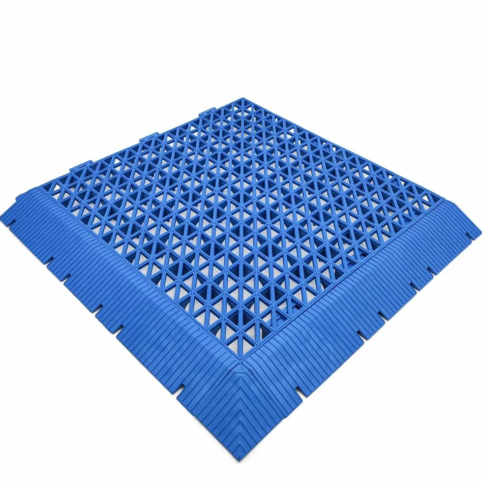 Kit 2 rampas + Esquinera PVC azul 33x5x2cm antihumedad resistente cambio de nivel paso vehículos